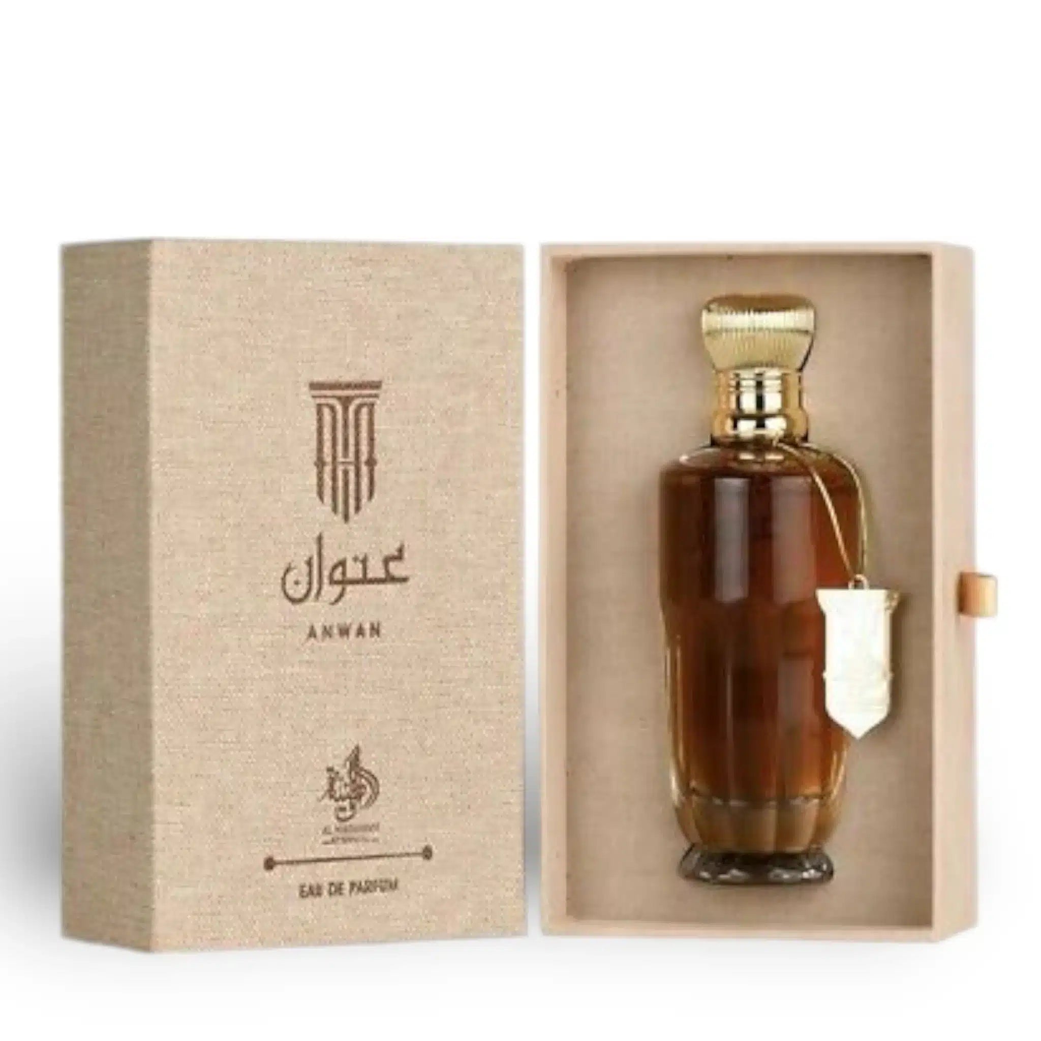 Anwan 100ml Eau de Parfum by Al Wataniah fragrance packaging front view