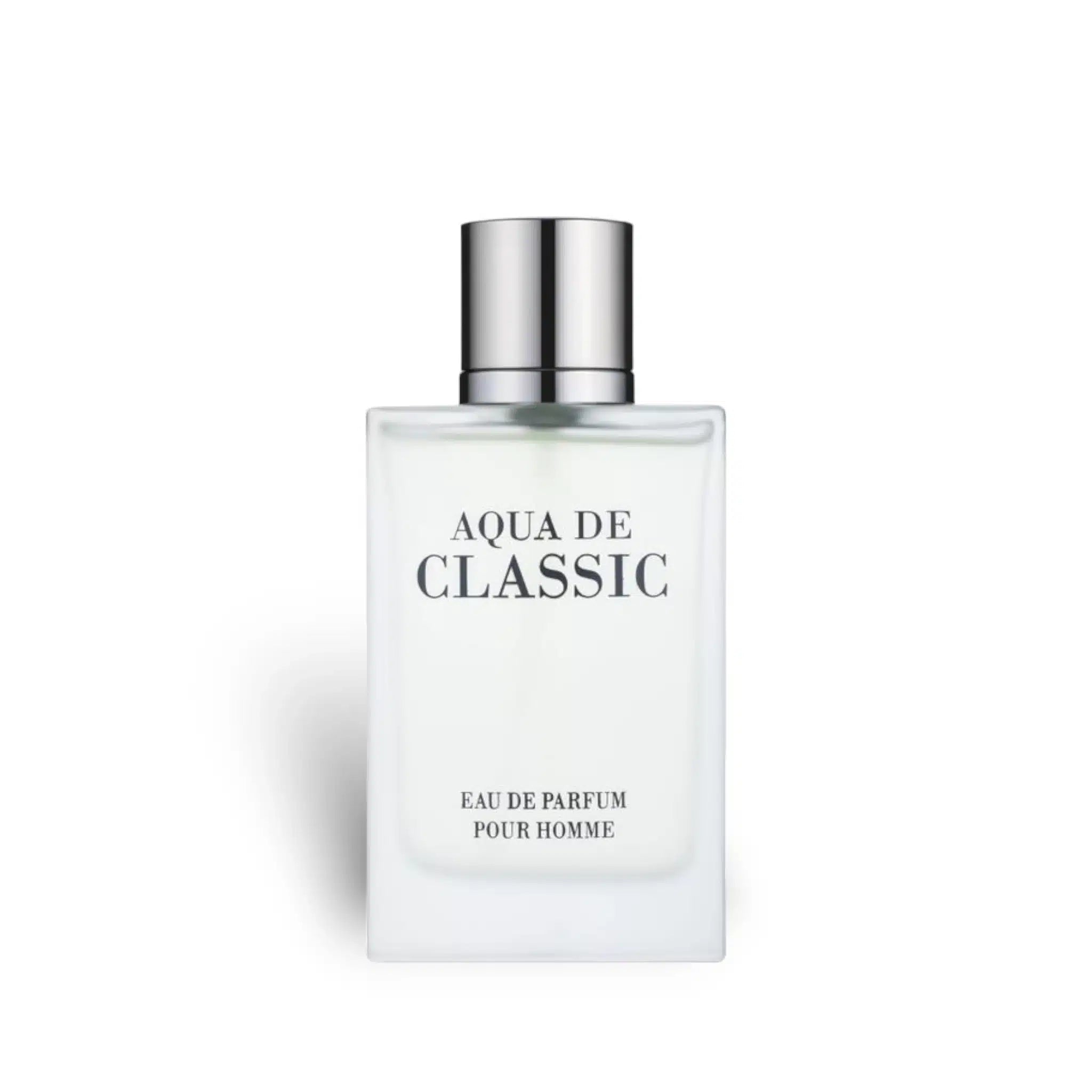 Aqua De Classic 80ml Eau de Parfum by Fragrance World fragrance packaging front view