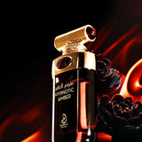 Hypnotic Amber 100ml Eau de Parfum by Arabiyat Prestige perfume bottle close up