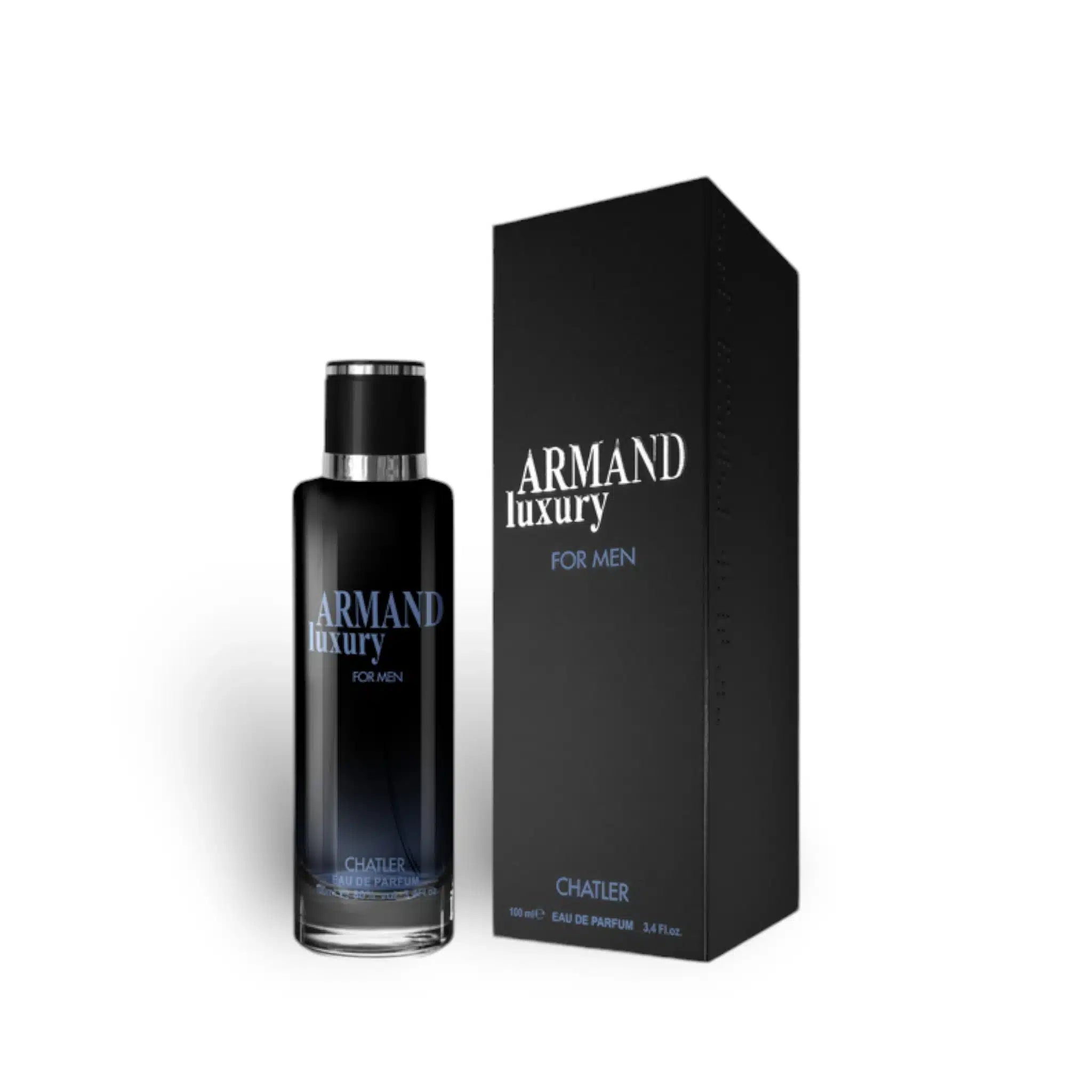 Armand Luxury 100ml Eau de Parfum by Chatler bottle and box