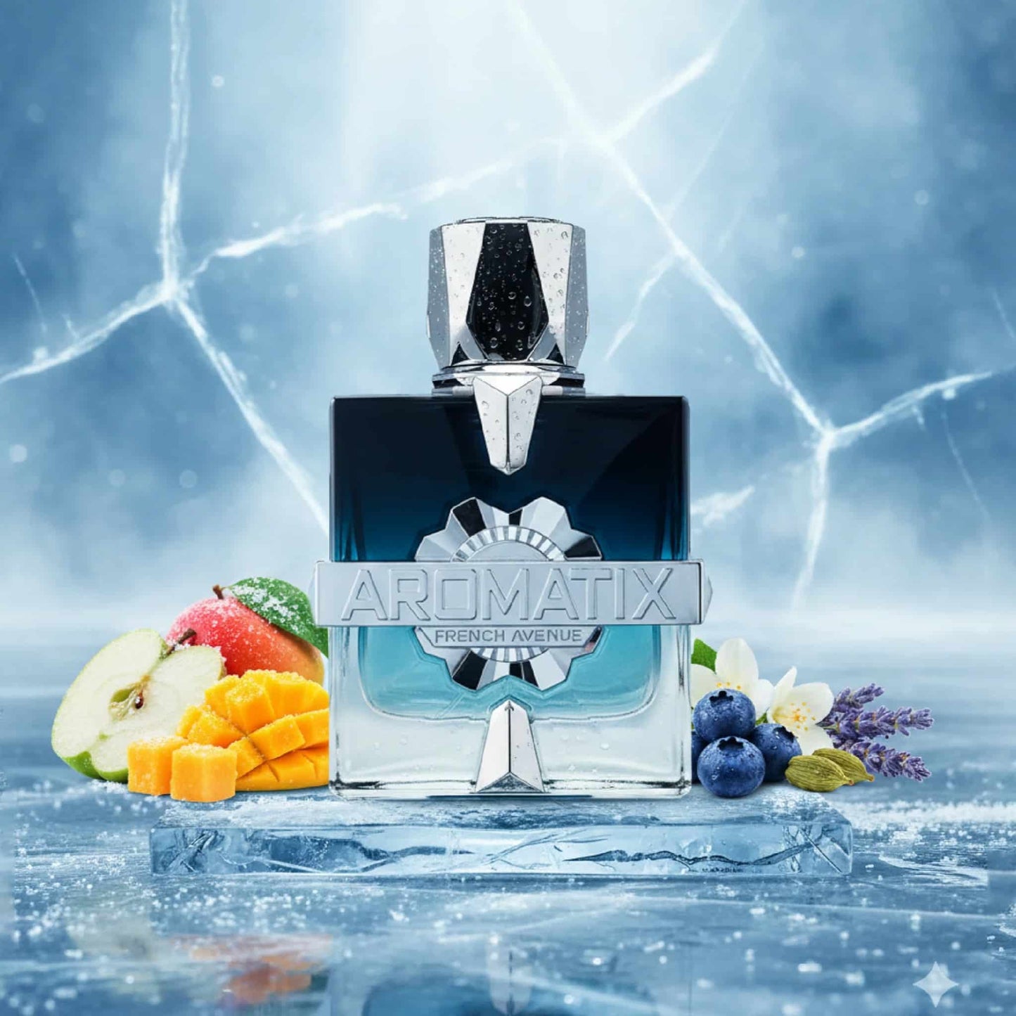 Aromatix Frostbite 100ml Extrait de Parfum by French Avenue perfume bottle close up