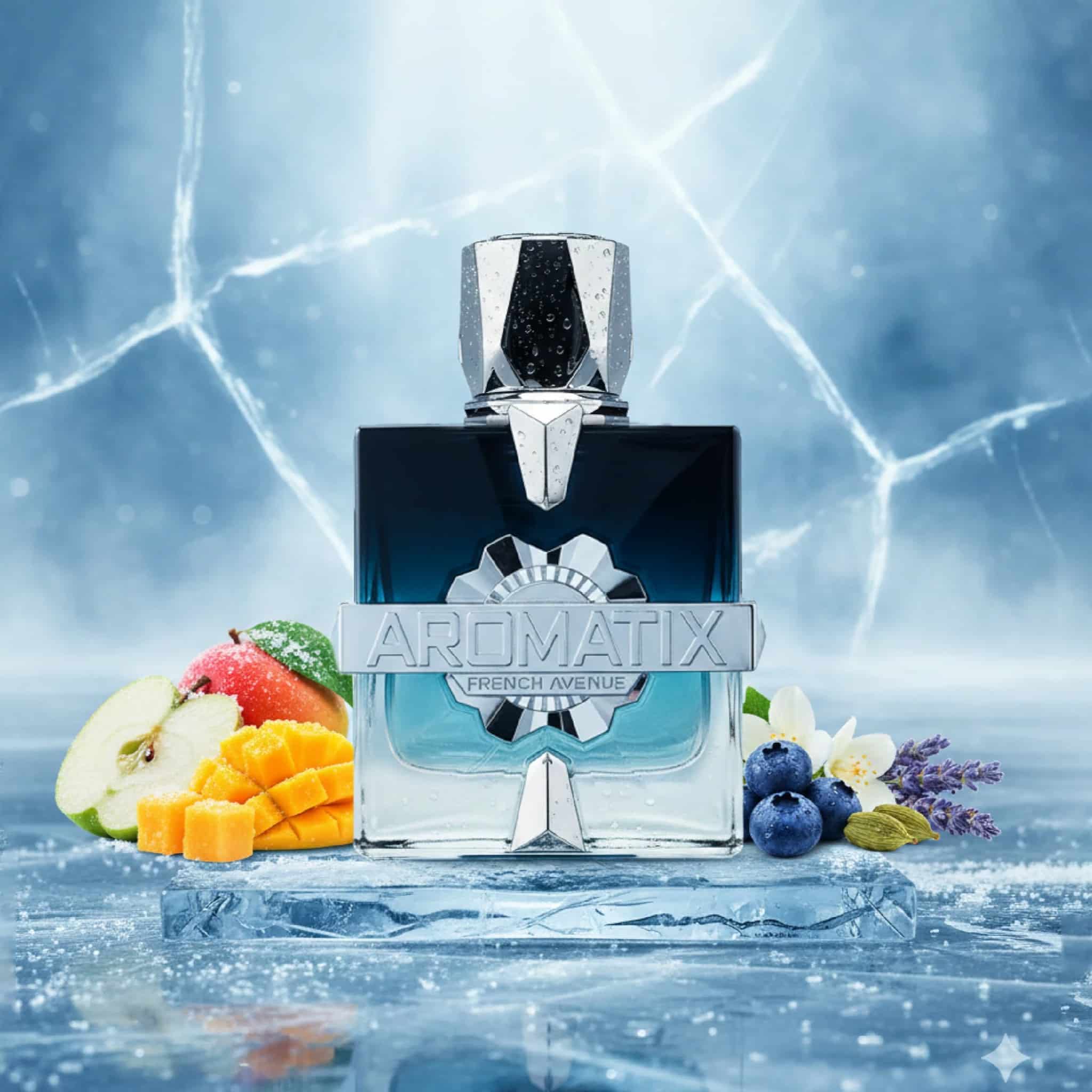 Aromatix Frostbite 100ml Extrait de Parfum by French Avenue perfume bottle close up