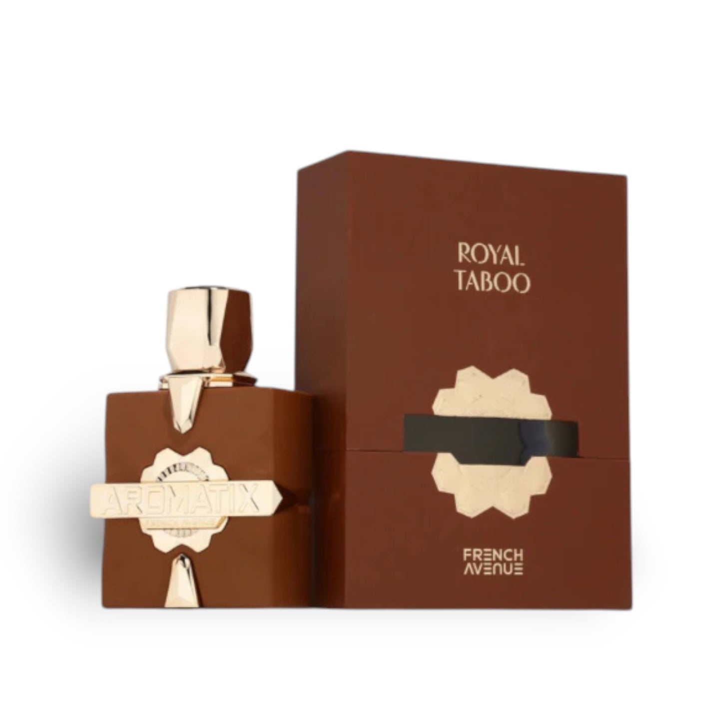 Aromatix Royal Taboo 100ml Extrait de Parfum by French Avenue bottle and box