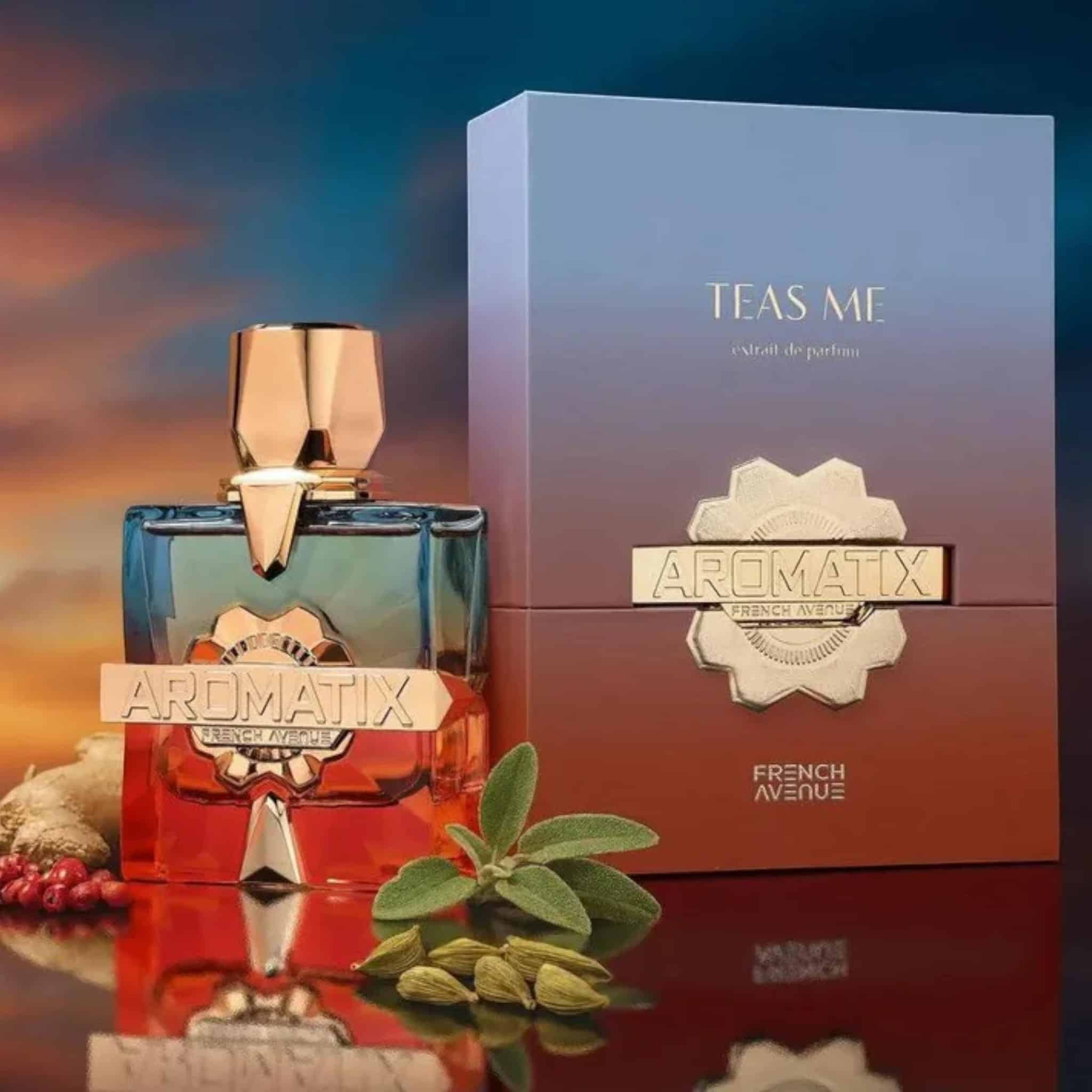 Aromatix Teas Me 100ml Extrait de Parfum by French Avenue perfume bottle close up
