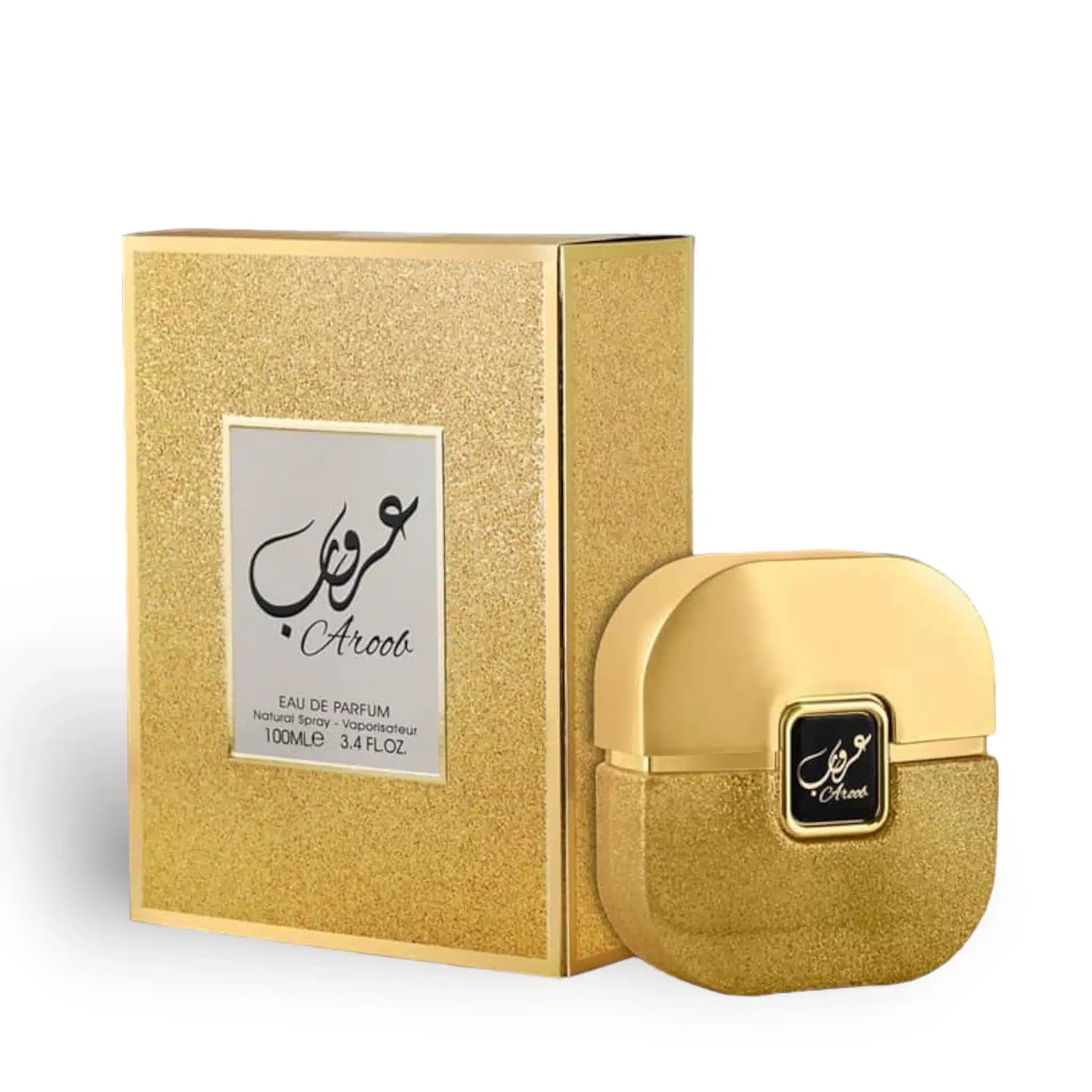 Aroob 100ml Eau de Parfum by Ard Al Zaafaran bottle and box