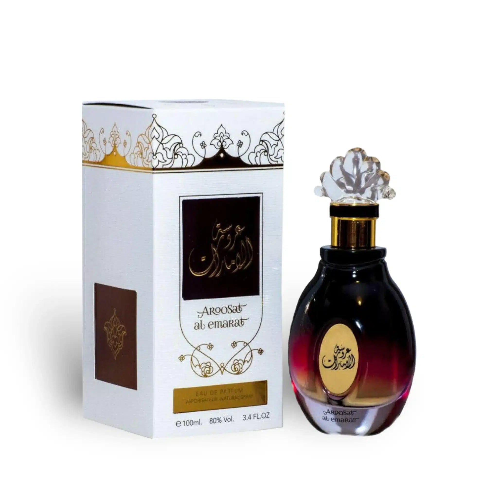 Aroosat Al Emarat 100ml Eau de Parfum by Ard Al Zaafaran bottle and box