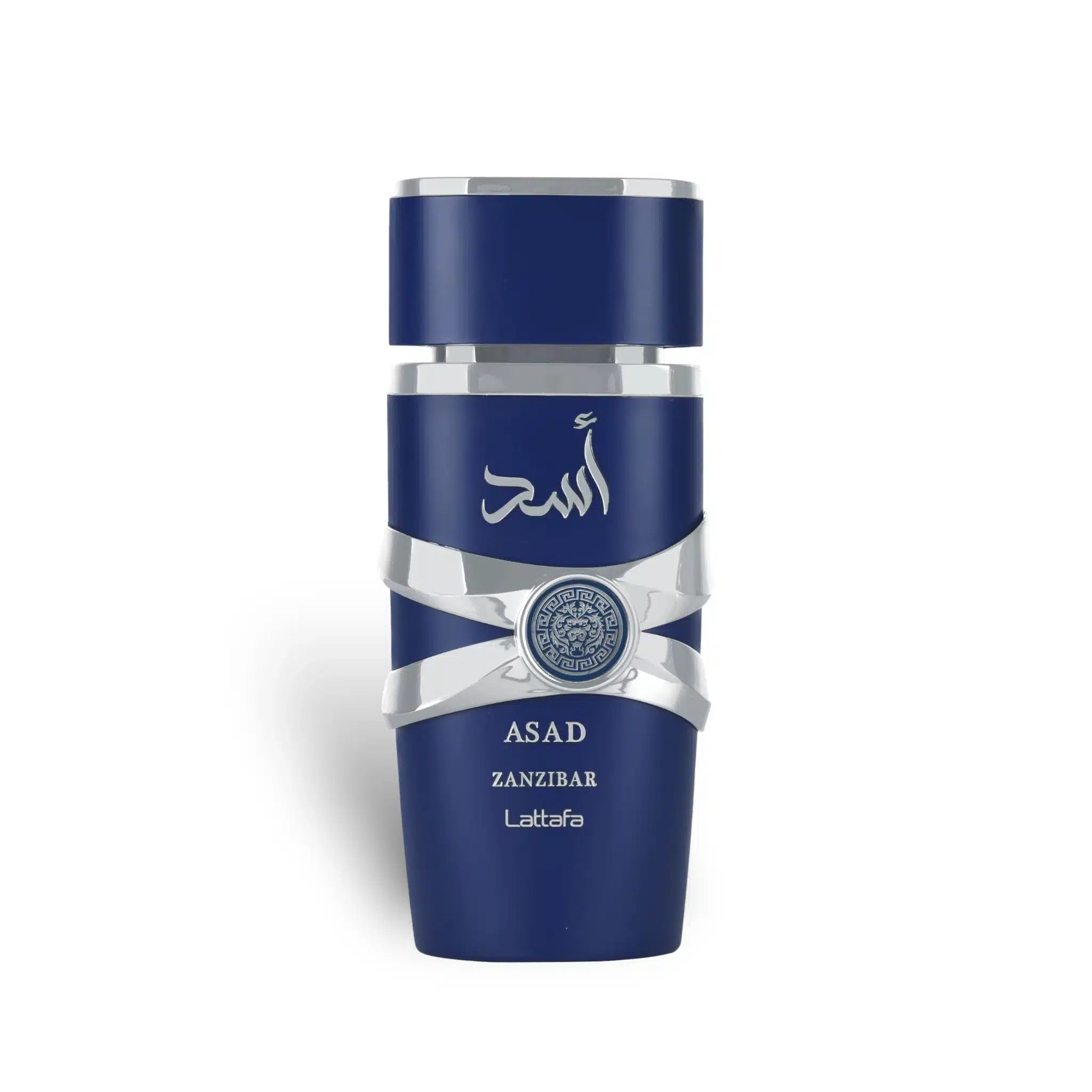 Asad Zanzibar 100ml Eau de Parfum by Lattafa fragrance packaging front view