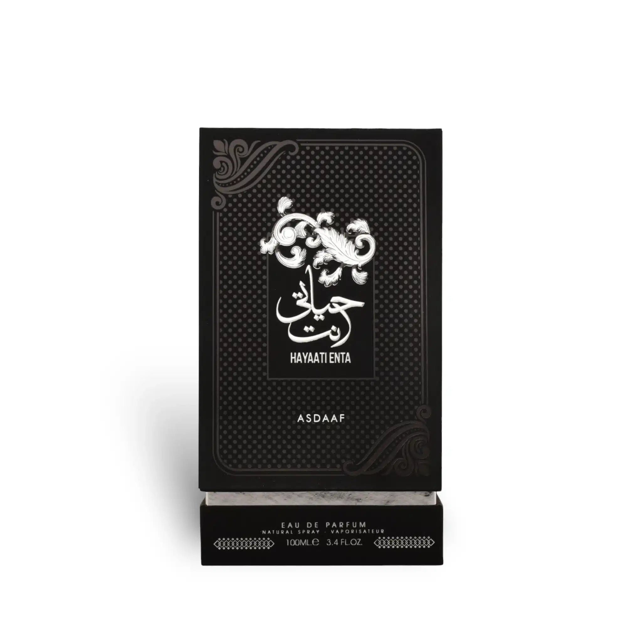 Asdaaf Hayaati Enta100ml Eau de Parfum by Asdaaf perfume bottle close up