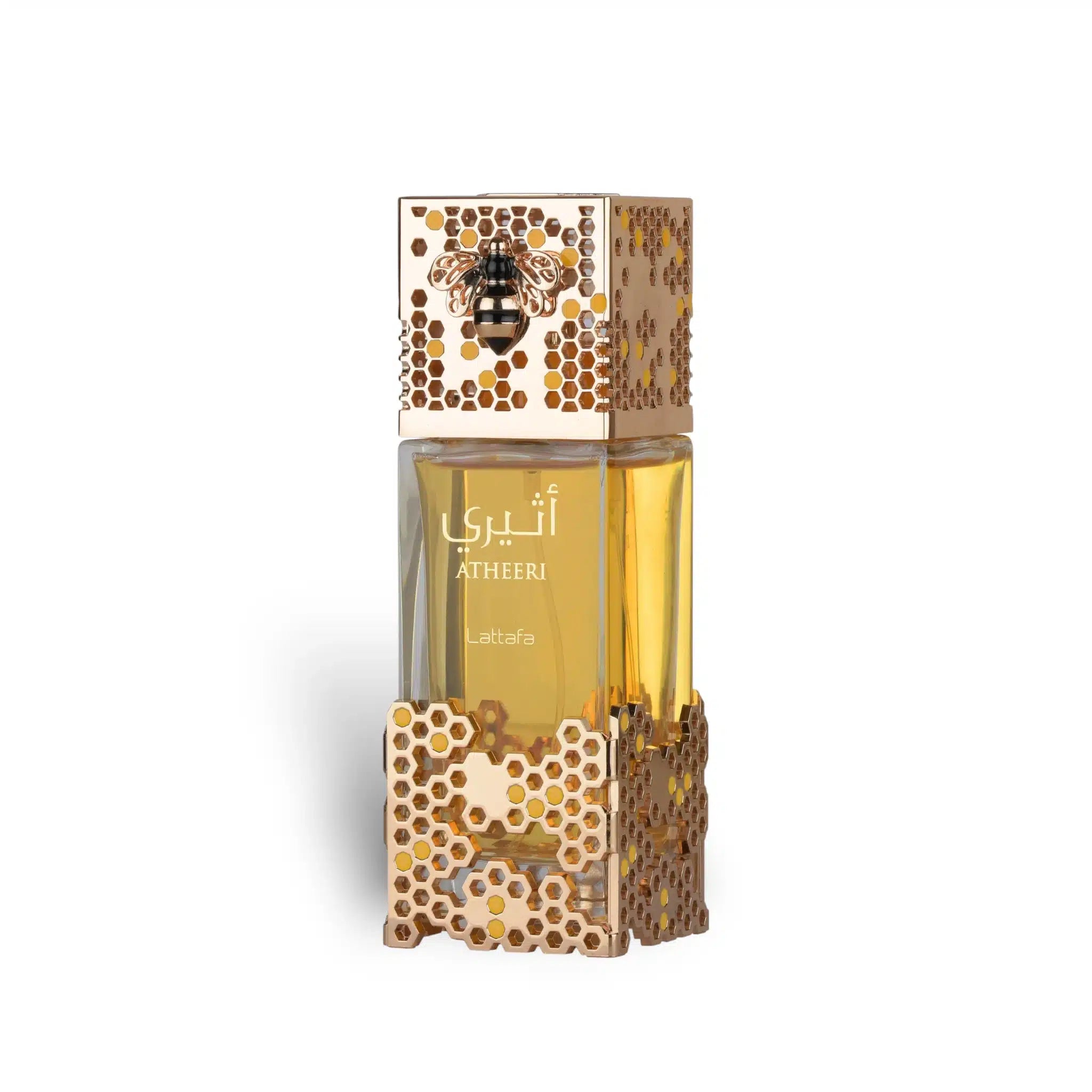 Atheeri 100ml Eau de Parfum by Lattafa perfume bottle close up