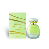 Aura Pista Dessert 100ml Eau de Parfum by Khadlaj bottle and box