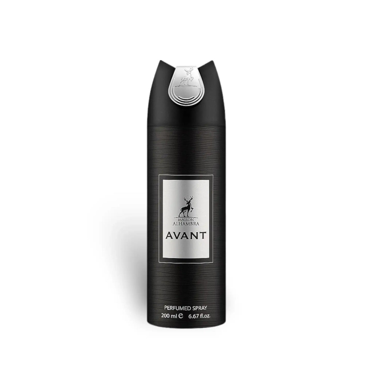Avant Perfumed 200ml Body Spray by Maison Alhambra body spray can and packaging