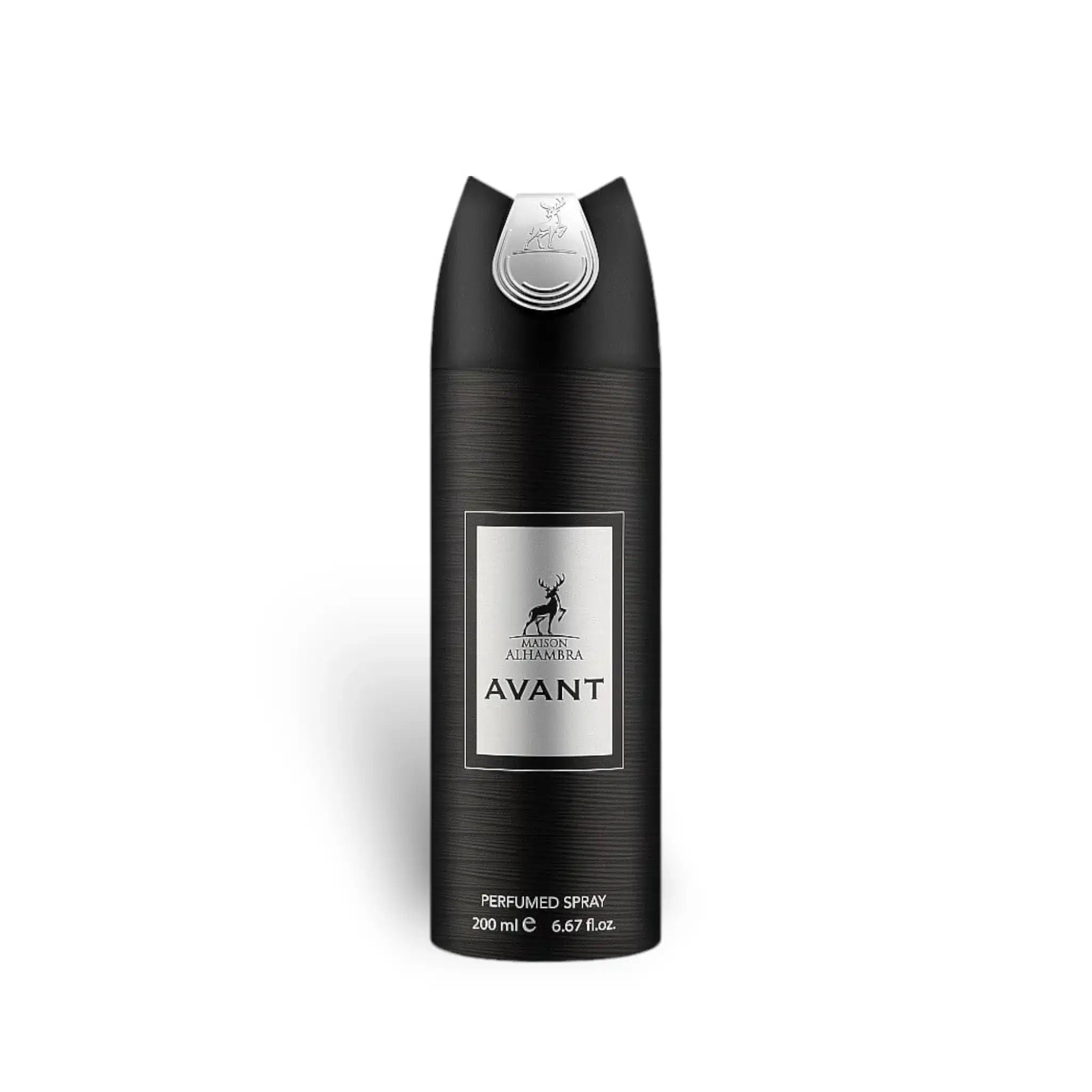 Avant Perfumed 200ml Body Spray by Maison Alhambra body spray can and packaging