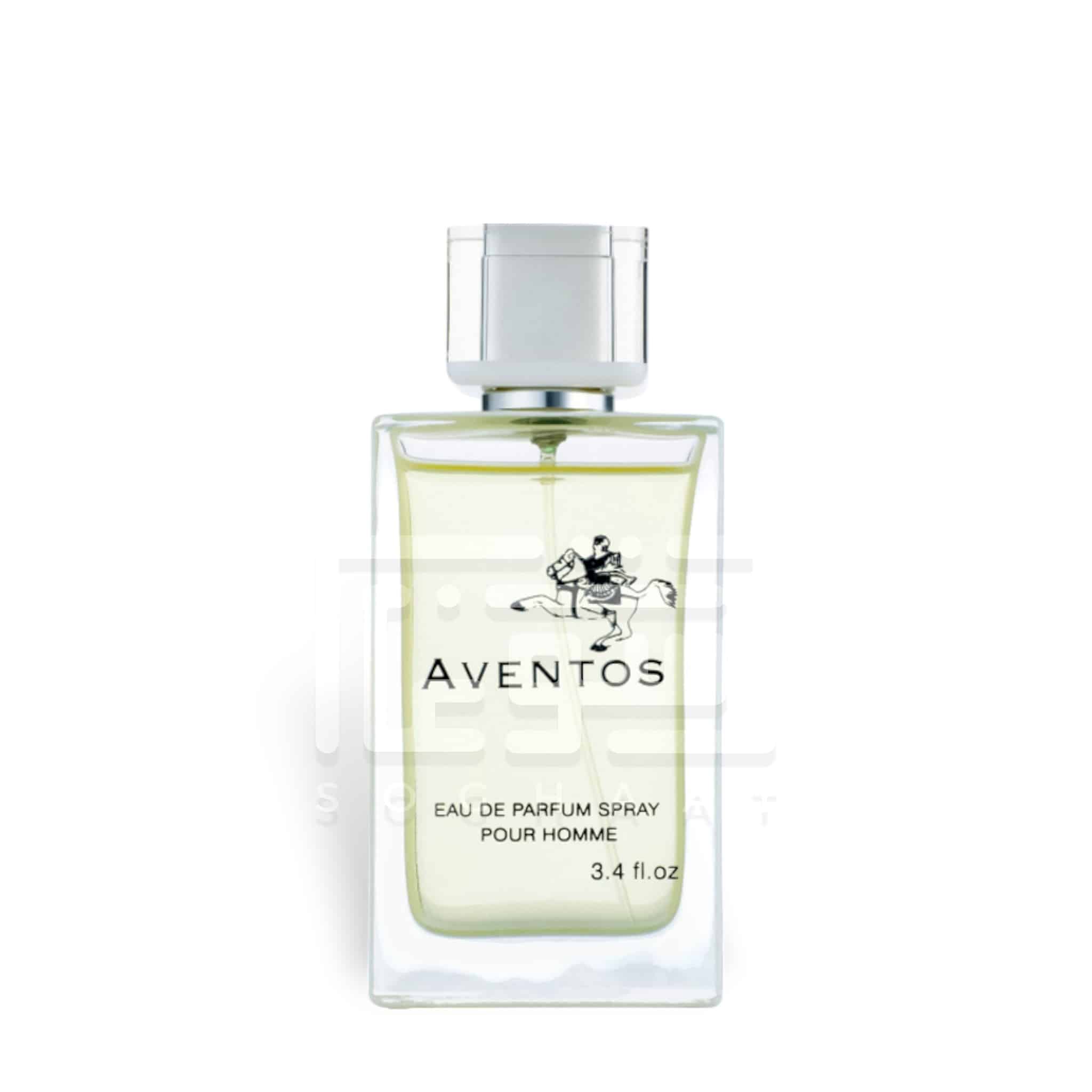 Aventos 100ml Eau de Parfum by Fragrance World fragrance packaging front view