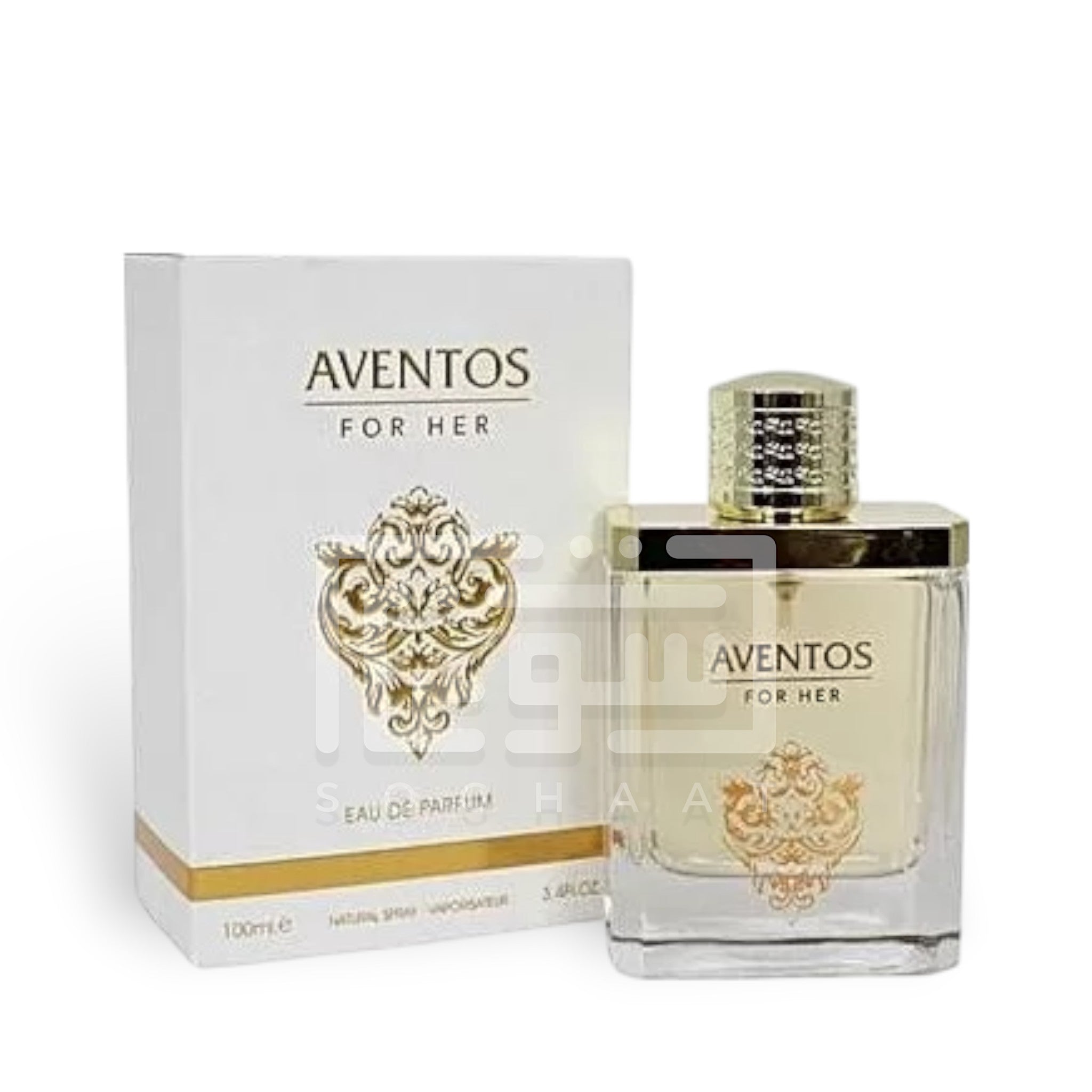 Aventos For Her 100ml Eau de Parfum by Fragrance World perfume bottle close up
