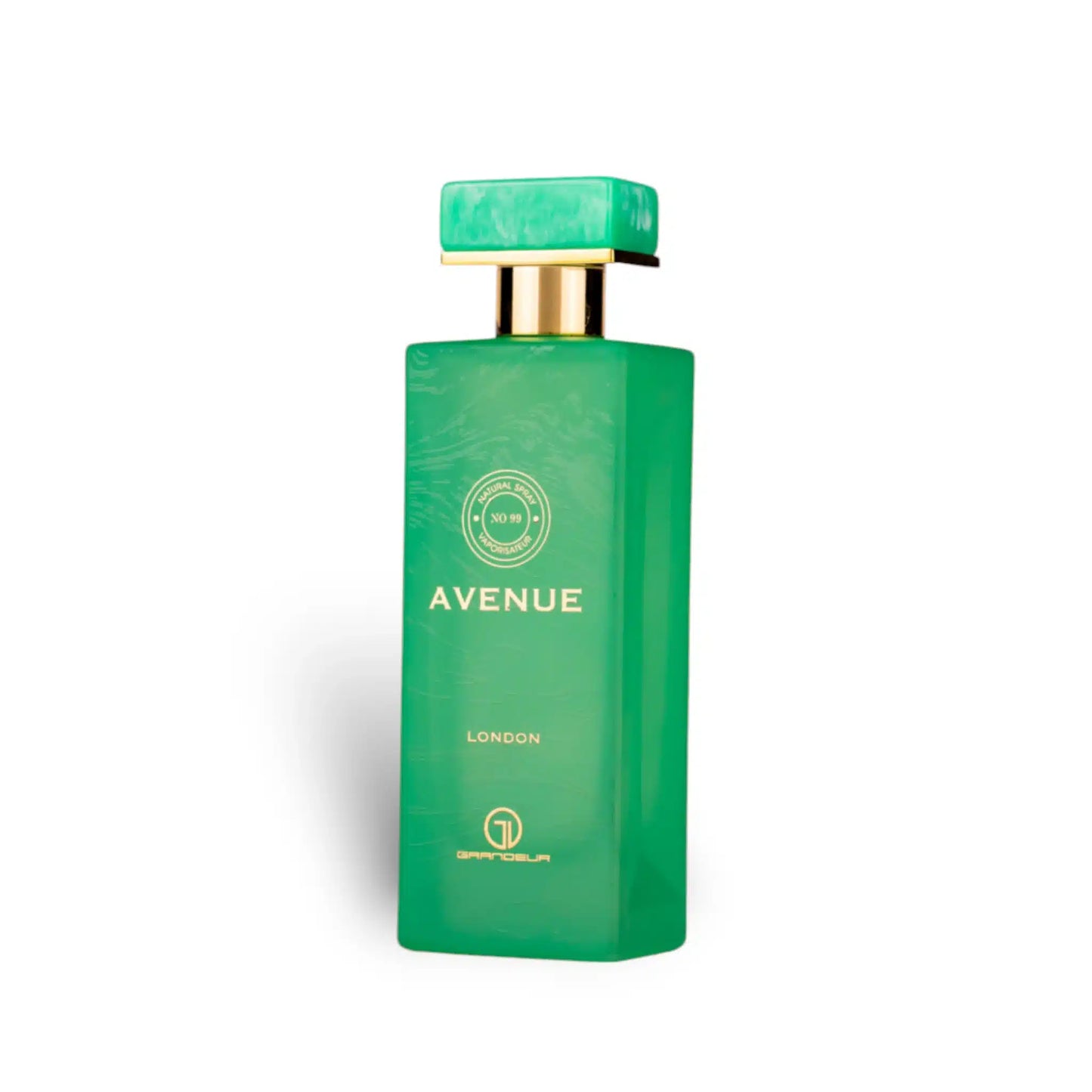 Avenue London 100ml Eau de Parfum by Grandeur Perfumes fragrance packaging front view