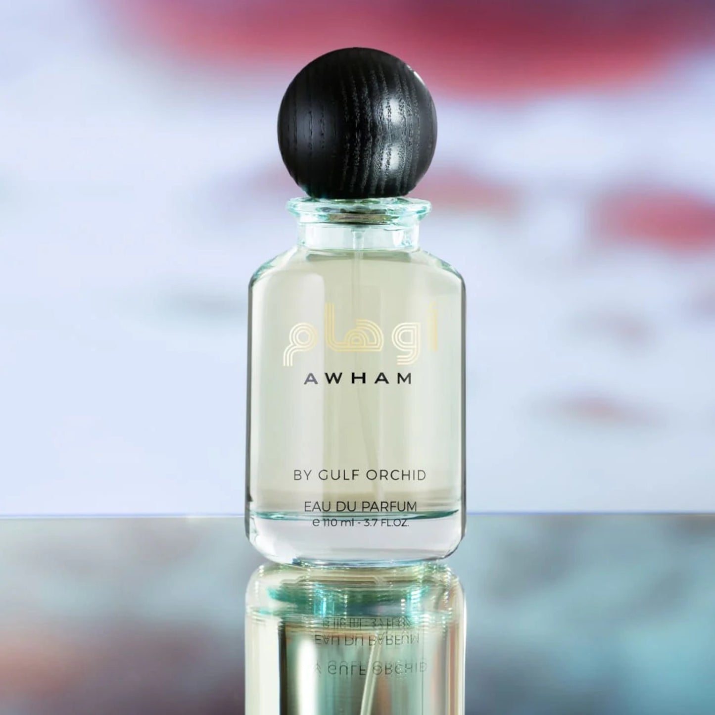 Awham 110ml Eau de Parfum by Gulf Orchid perfume bottle close up
