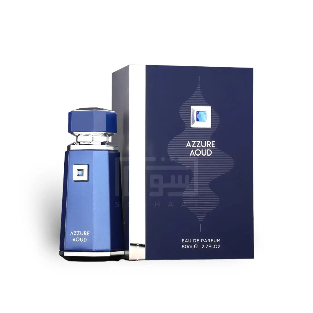 Azzure Aoud 100ml Eau de Parfum by French Avenue bottle and box
