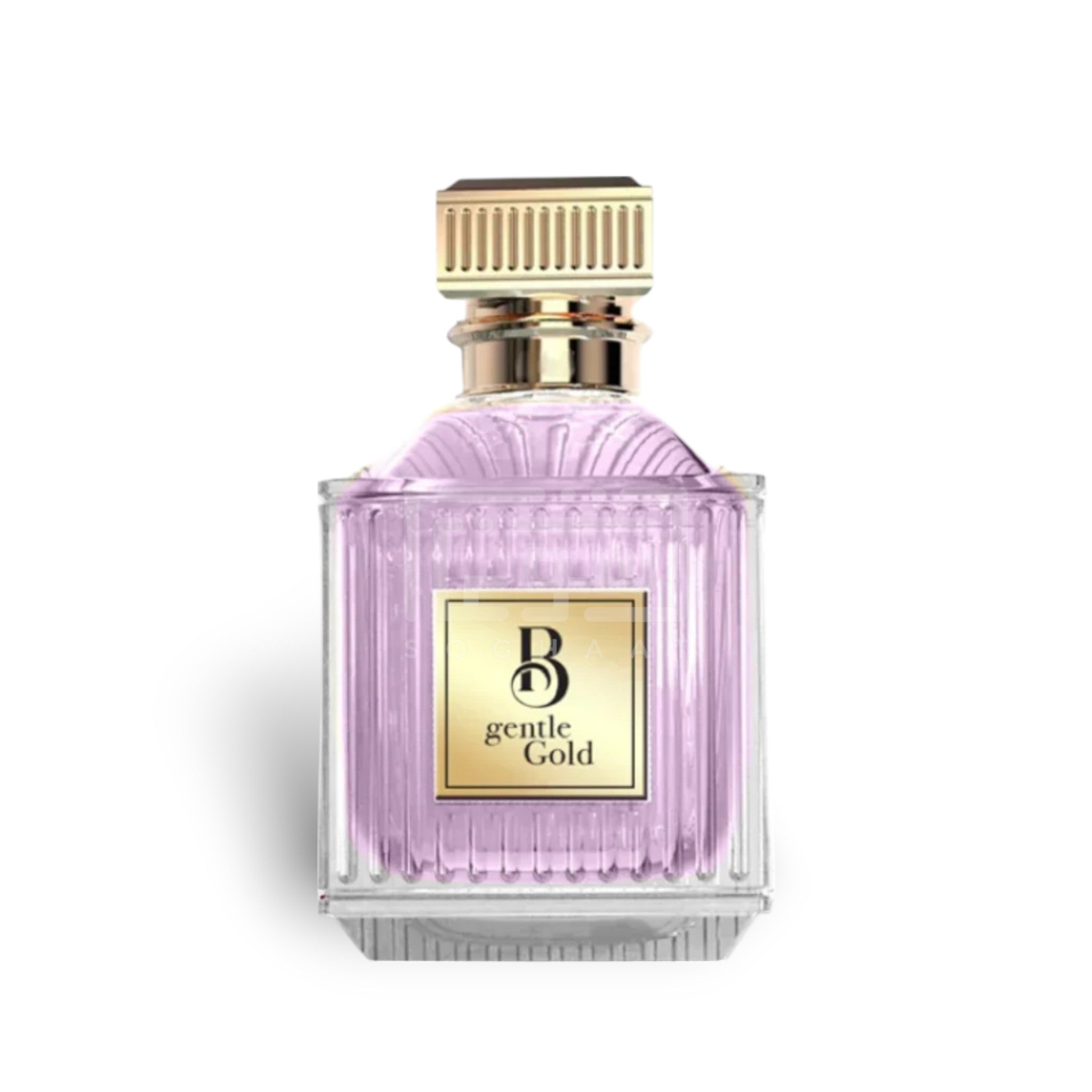 B Gentle Gold 100ml Eau de Parfum by Fragrance World fragrance packaging front view