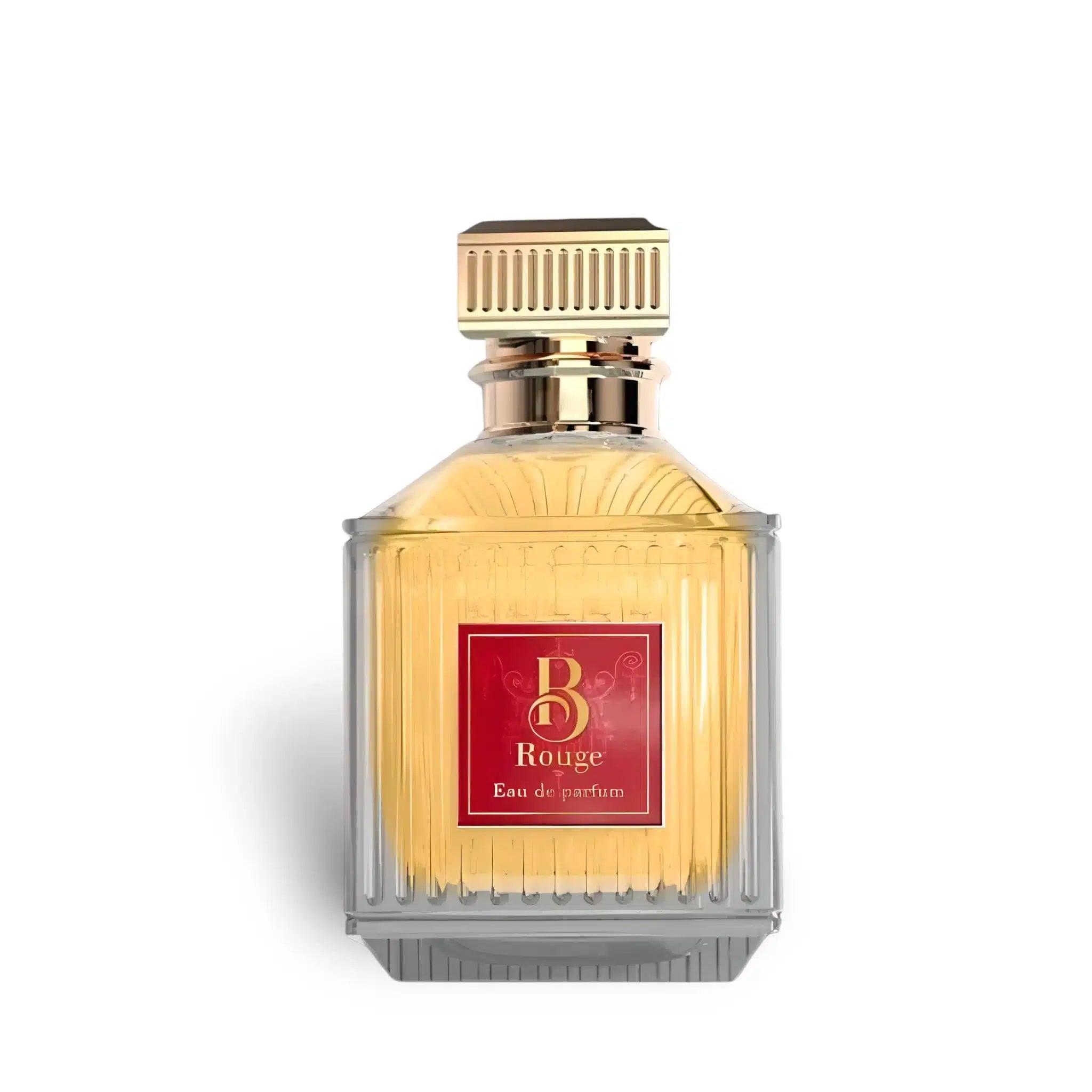 B Rouge 100ml Eau de Parfum by Fragrance World fragrance packaging front view