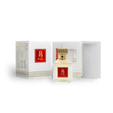 B Rouge 100ml Eau de Parfum by Fragrance World perfume bottle close up