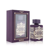 Bade'e Al Oud Amethyst (Oud For Glory Amethyst) 100ml Eau de Parfum by Lattafa bottle and box