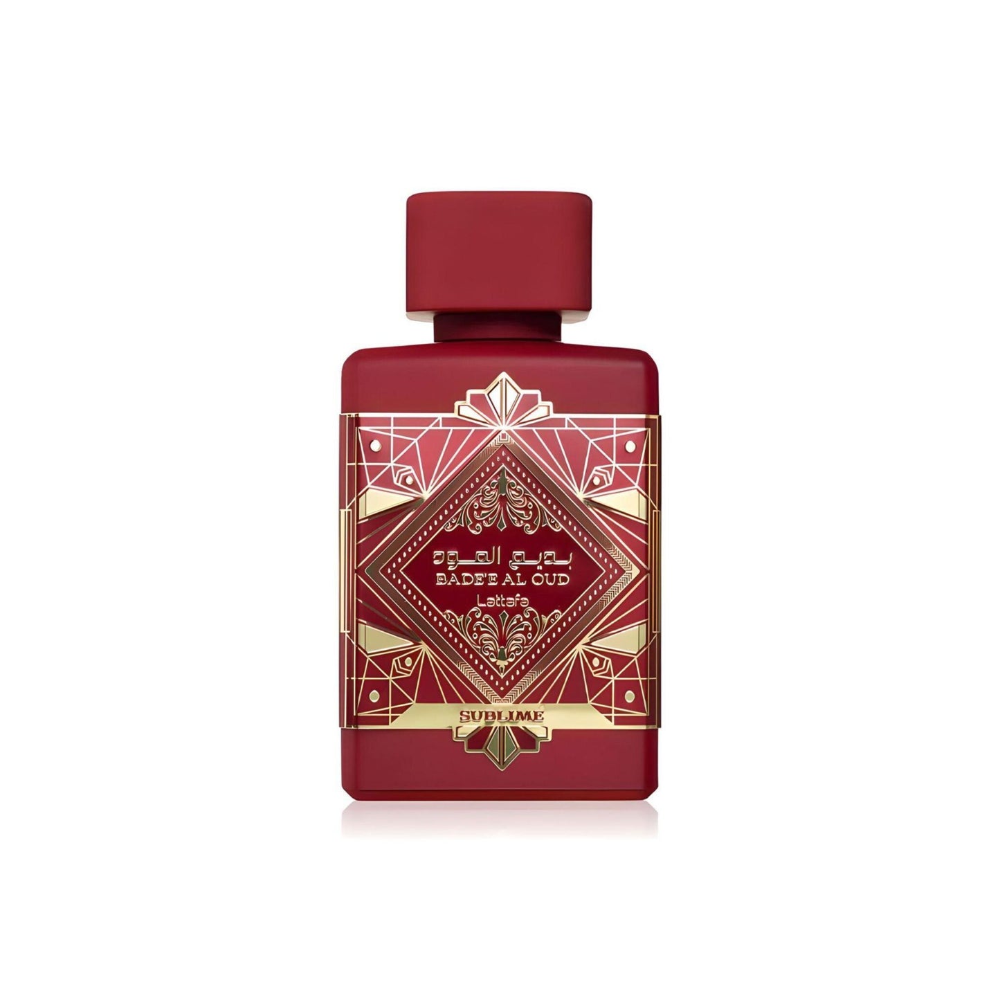 Bade'e Al Oud Sublime (Oud For Glory Sublime) 100ml Eau de Parfum by Lattafa perfume bottle close up