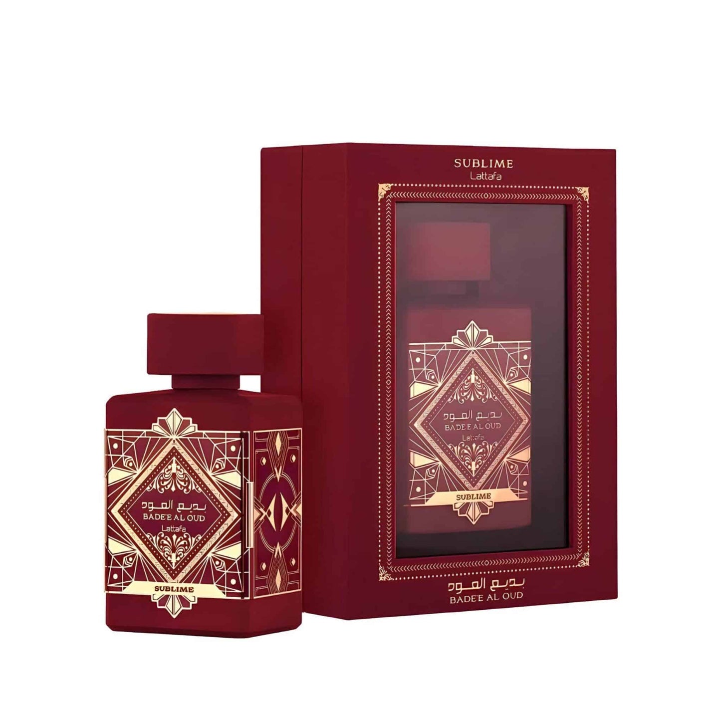 Bade'e Al Oud Sublime (Oud For Glory Sublime) 100ml Eau de Parfum by Lattafa bottle and box