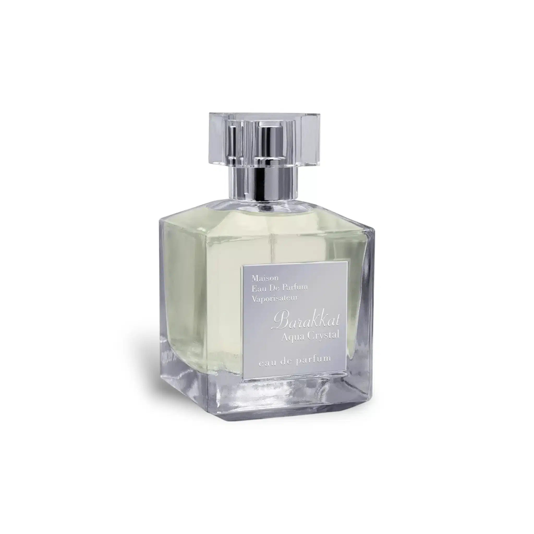 Barakkat Aqua Crystal 100ml Eau de Parfum by Fragrance World fragrance packaging front view