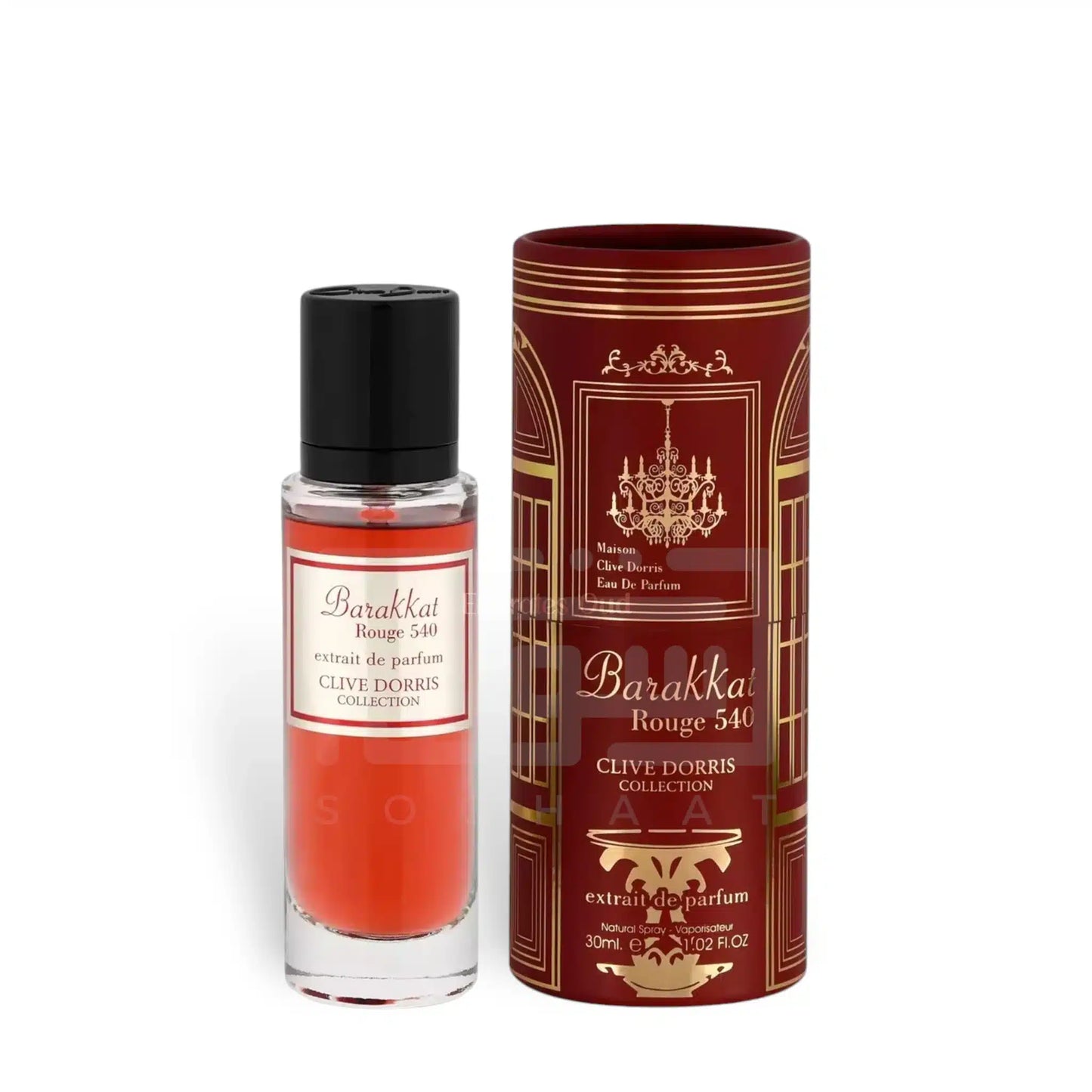 Barakkat Rouge 540 (Clive Dorris Collection) 30ml Extrait de Parfum by Fragrance World fragrance bottle