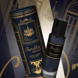 Barakkat Satin Oud (Clive Dorris Collection) 30ml Eau de Parfum by Fragrance World fragrance packaging front view