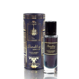 Barakkat Satin Oud (Clive Dorris Collection) 30ml Eau de Parfum by Fragrance World bottle and box