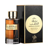 Bareeq Al Dahab 100ml Eau de Parfum by Al Wataniah bottle and box