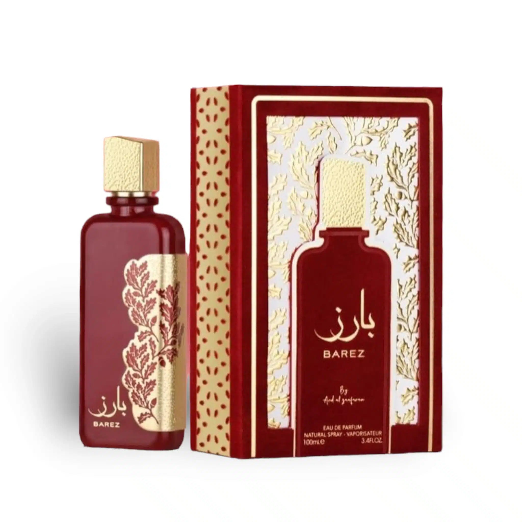 Barez 100ml Eau de Parfum by Ard Al Zaafaran bottle and box