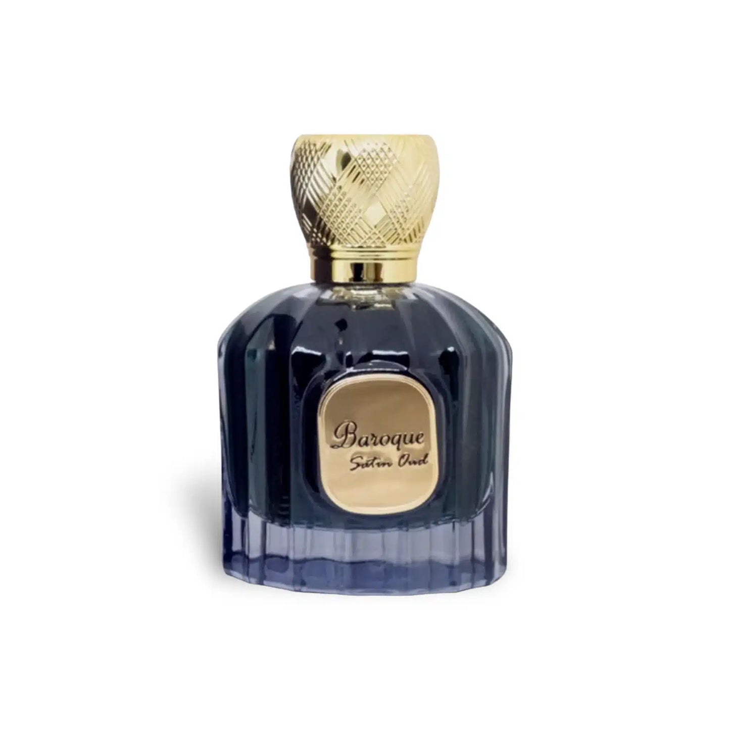 Baroque Satin Oud 100ml Eau de Parfum by Maison Alhambra fragrance packaging front view