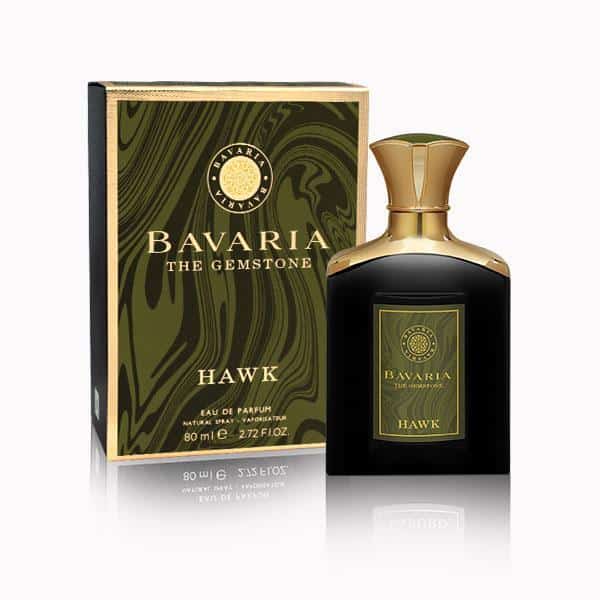 Bavaria The Gemstone Hawk 80ml Eau de Parfum by Fragrance World bottle and box