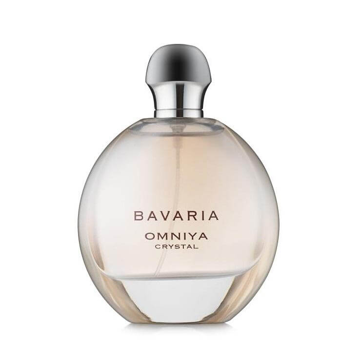 Bavaria Omniya Crystal 100ml Eau de Parfum by Fragrance World fragrance packaging front view