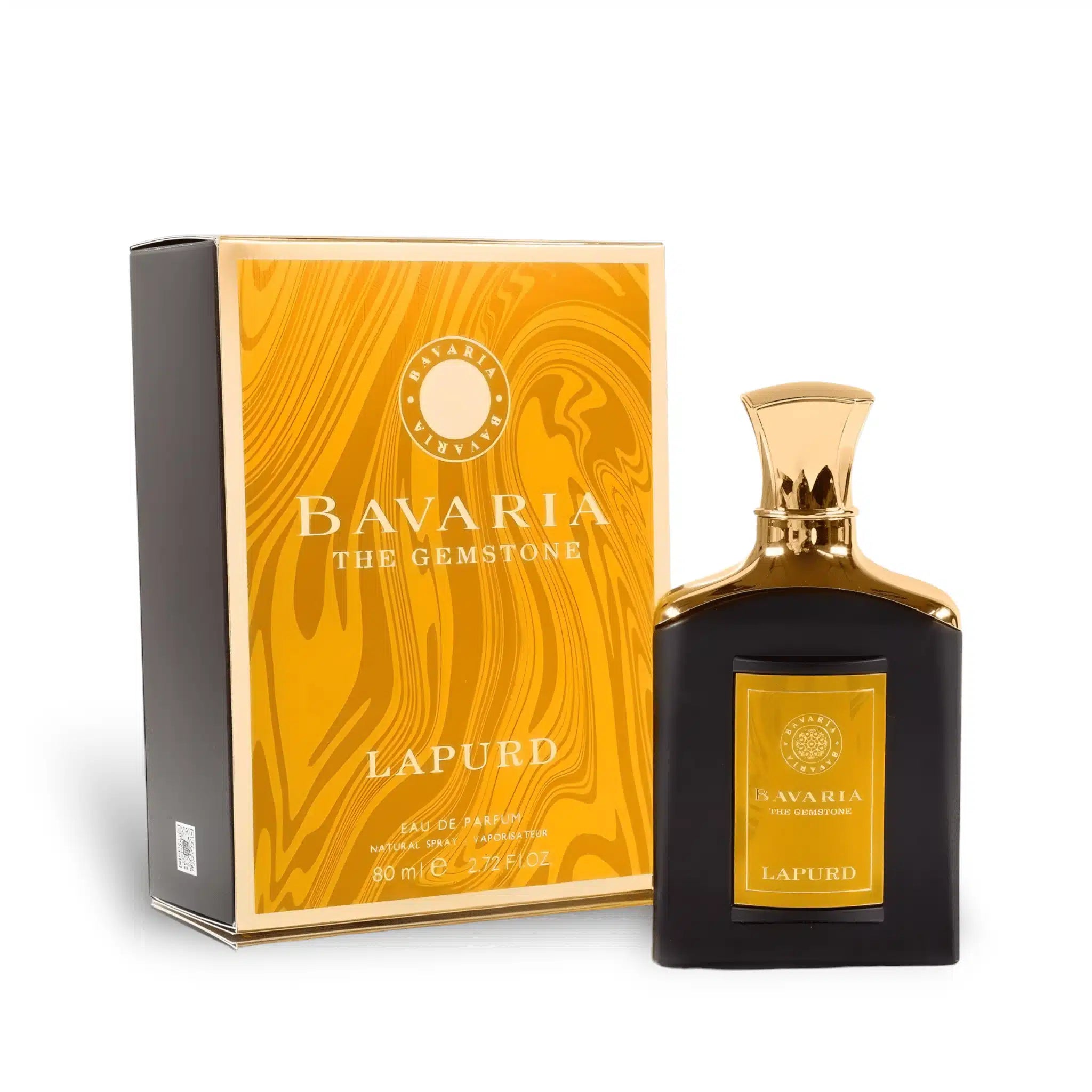 Bavaria The Gemstone Lapurd 80ml Eau de Parfum by Fragrance World bottle and box