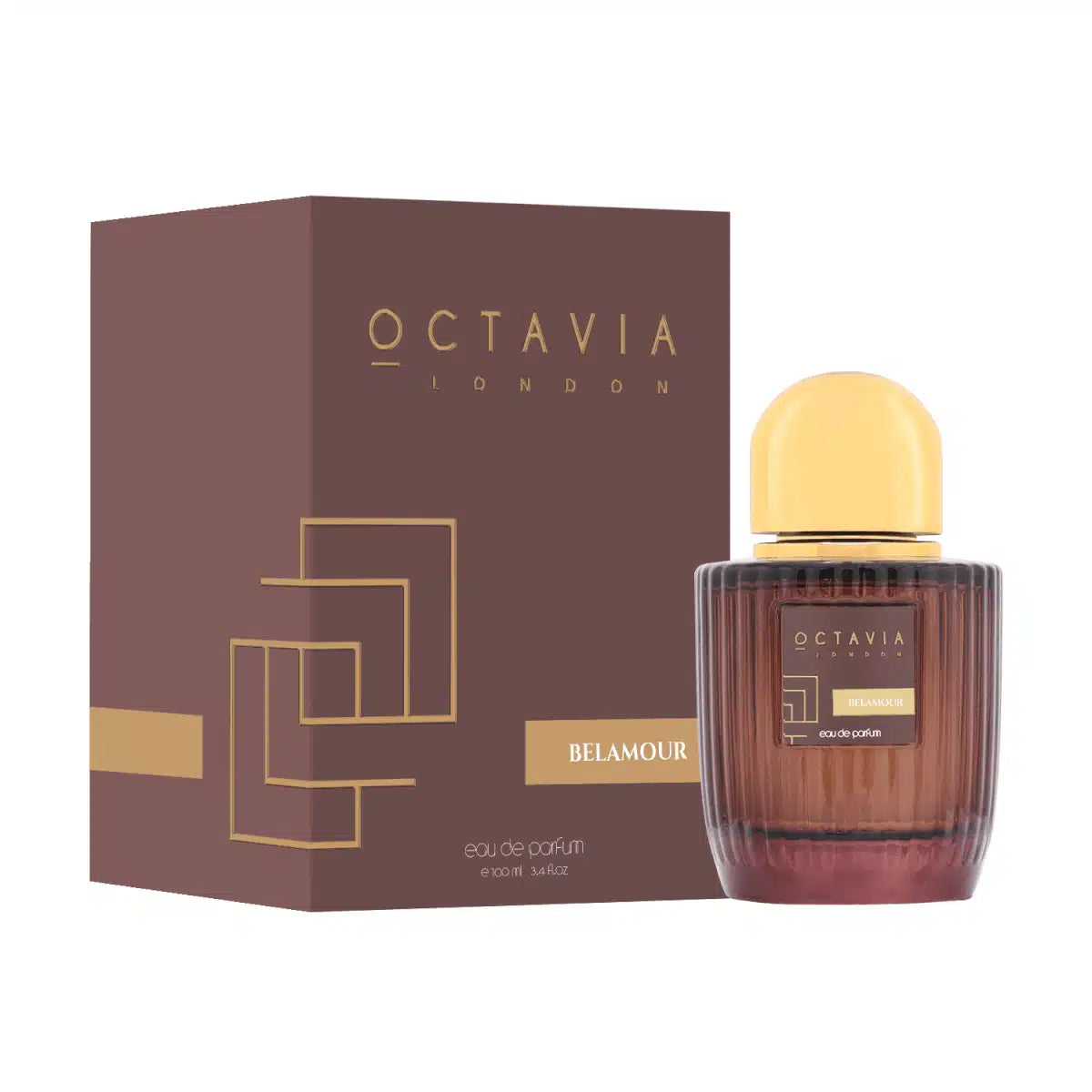 Octavia Belamour 100ml Eau de Parfum by Octavia London bottle and box