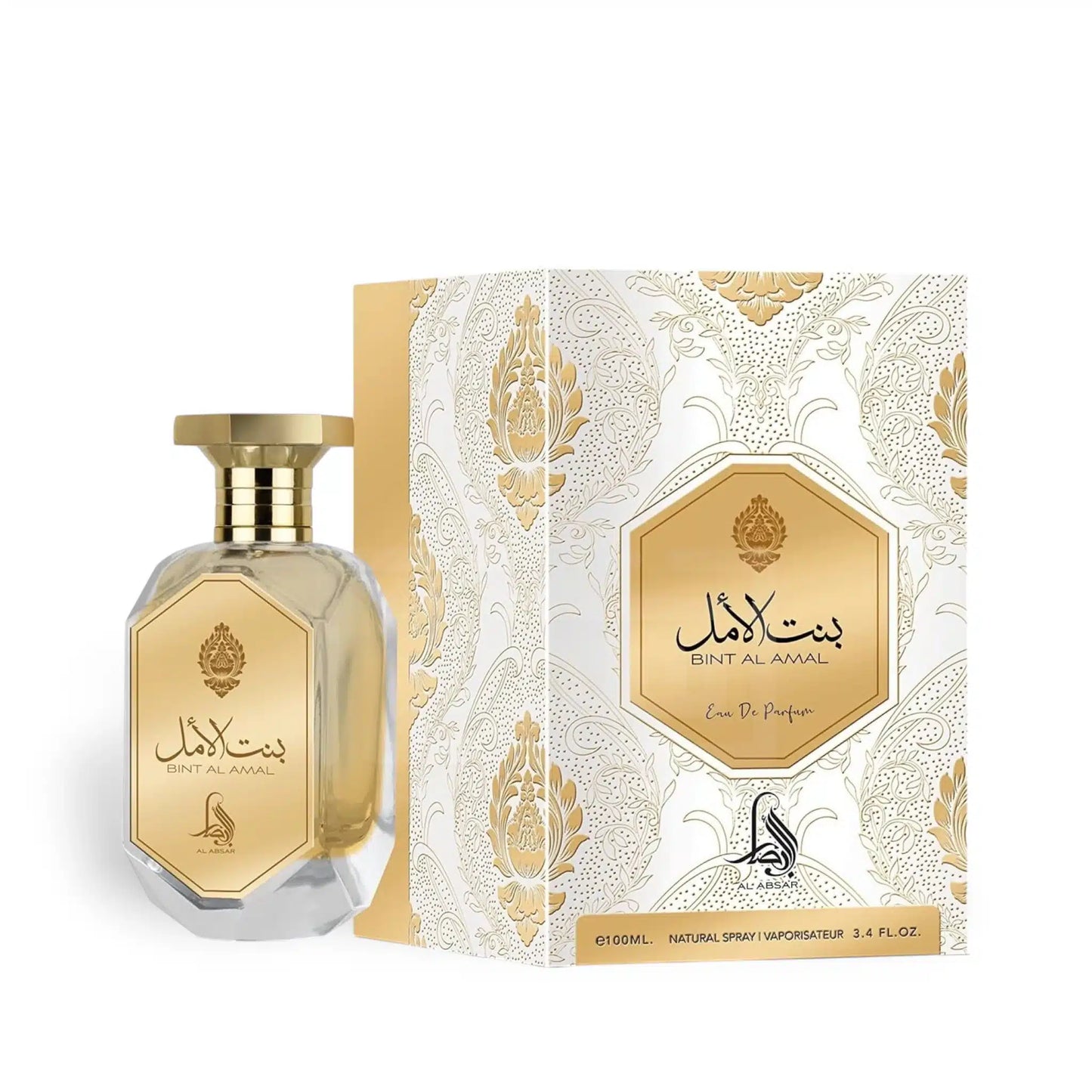 Bint Al Amal 100ml Eau de Parfum by Al Absar bottle and box