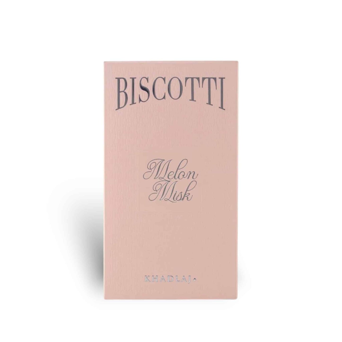 Biscotti Melon Misk 100ml Extrait de Parfum by Khadlaj bottle and box