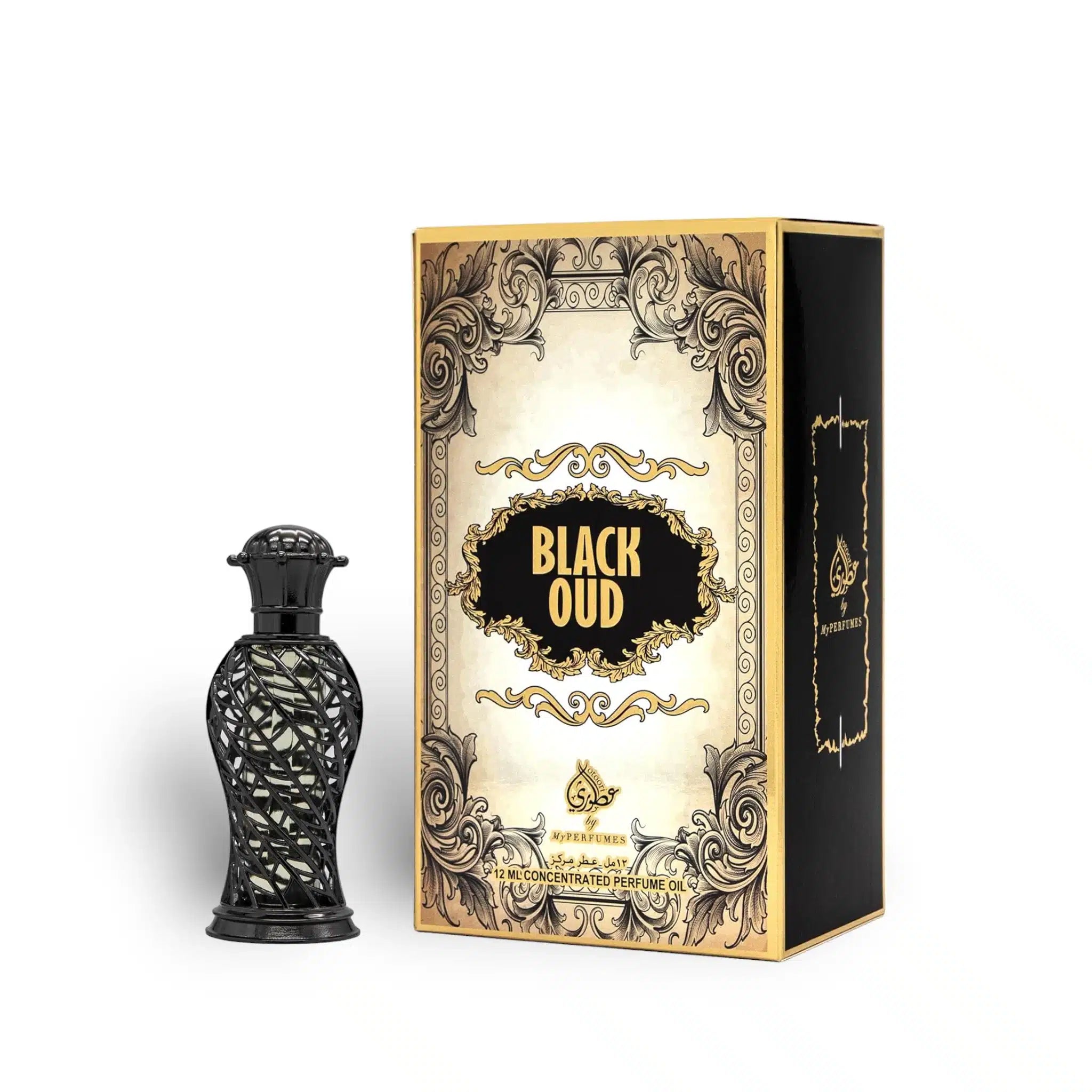 Black Oud Concentrated ( ) 12ml Perfume Oil by My Perfumes perfume oil bottle