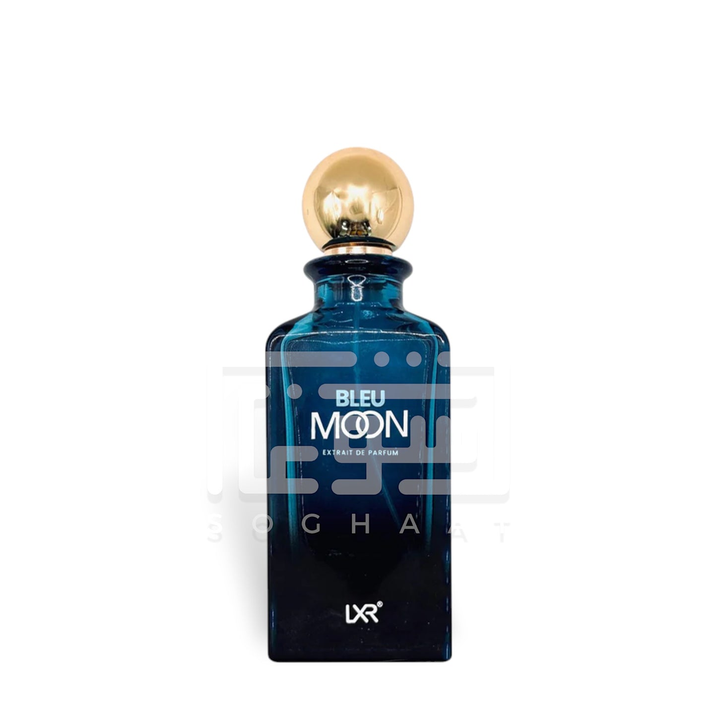 Bleu Moon 100ml Extrait de Parfum by LXR perfume bottle close up