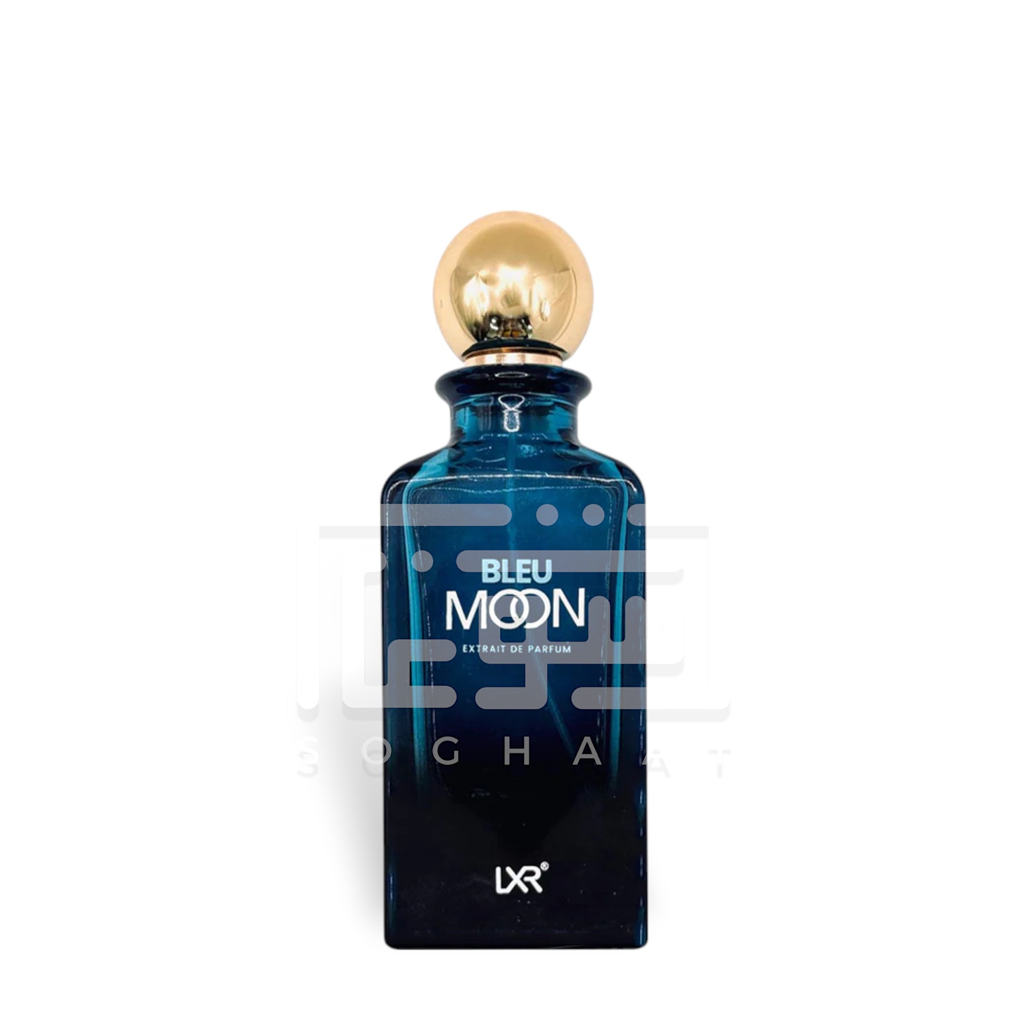 Bleu Moon 100ml Extrait de Parfum by LXR perfume bottle close up