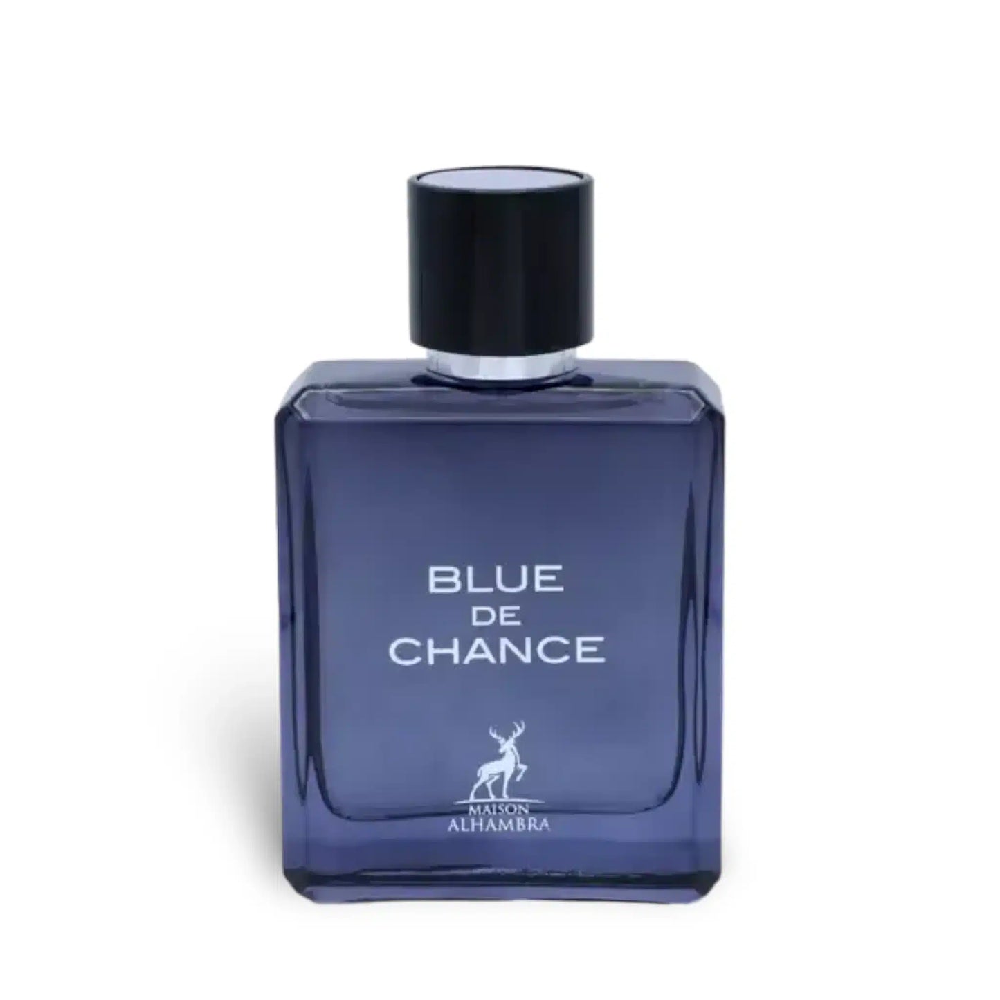 Blue De Chance 100ml Eau de Parfum by Maison Alhambra fragrance packaging front view