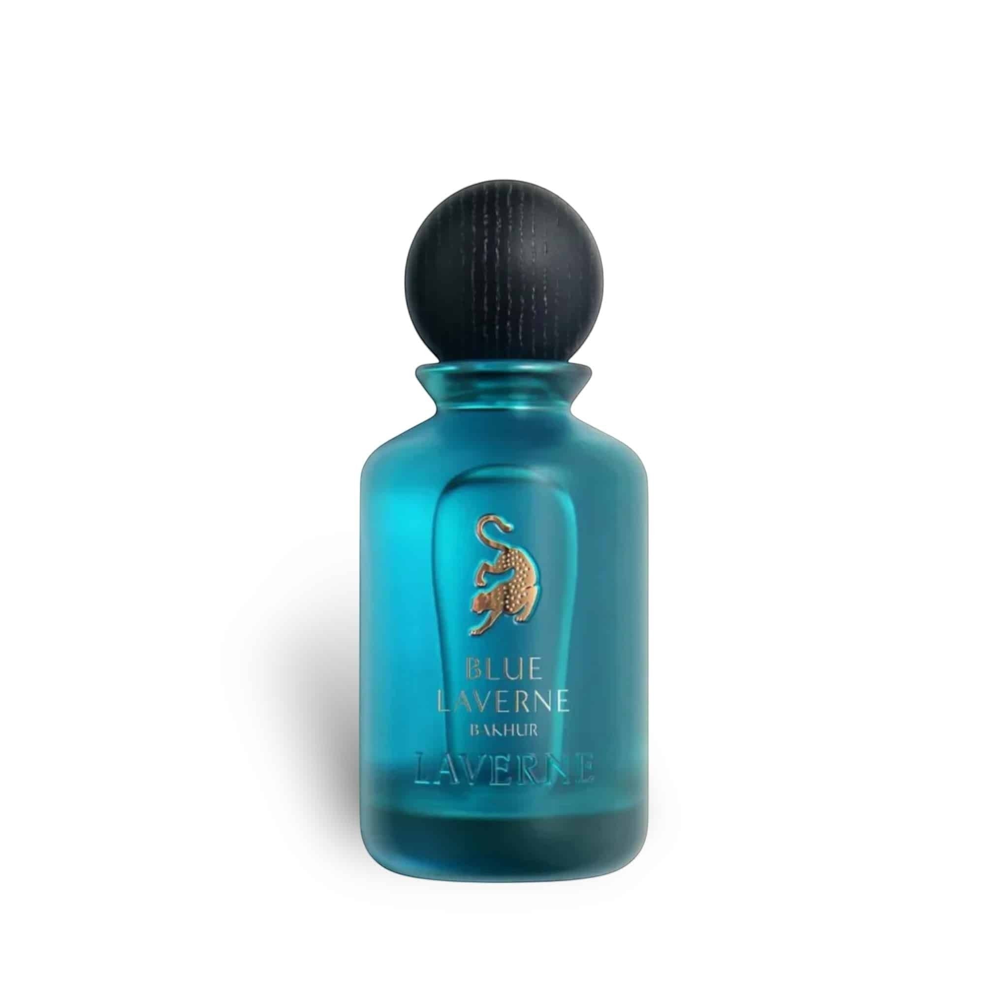 Blue Laverne Bakhur 100ml Eau de Parfum by Laverne bottle and box