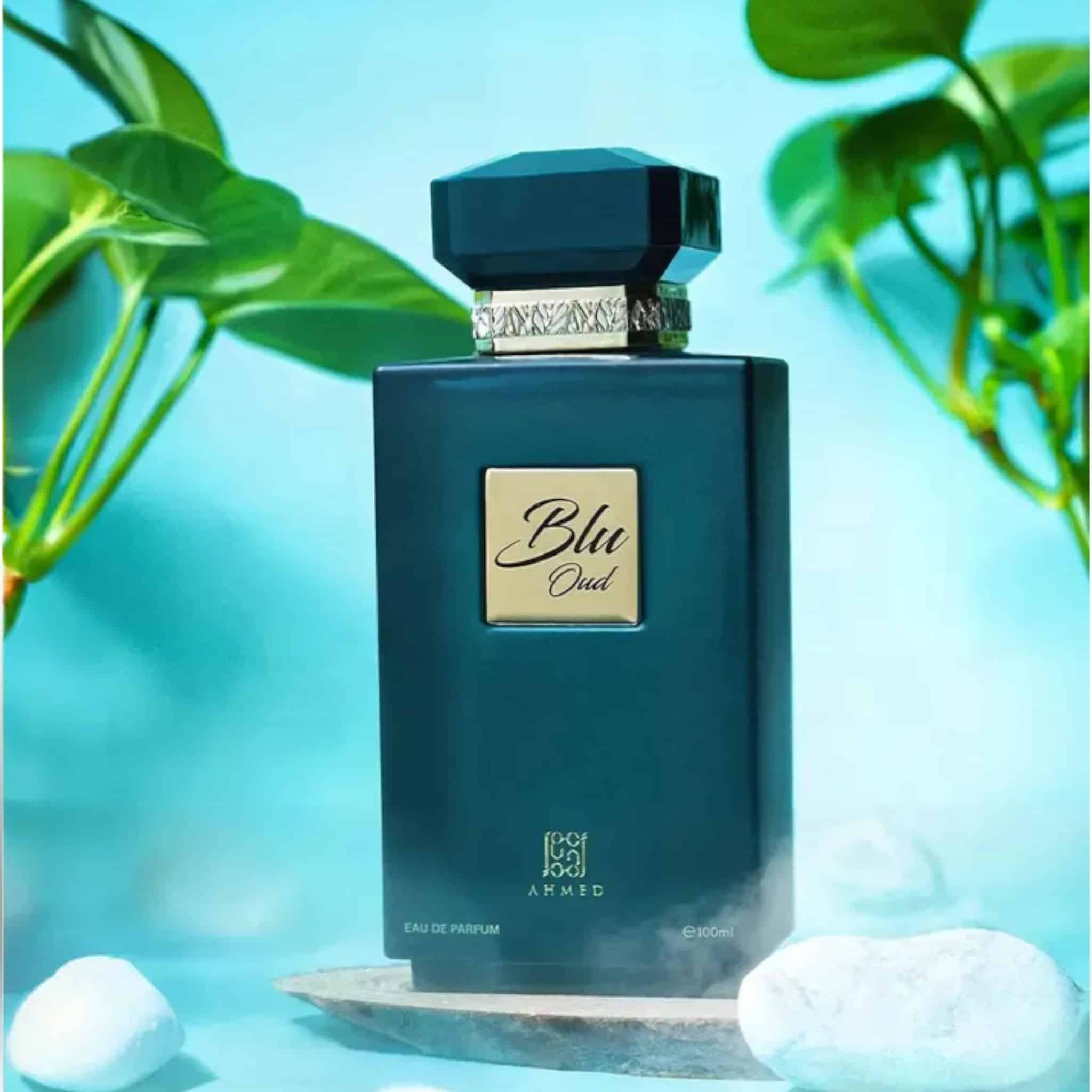 Blue Oud 100ml Extrait de Parfum by Ahmed Al Maghribi fragrance bottle