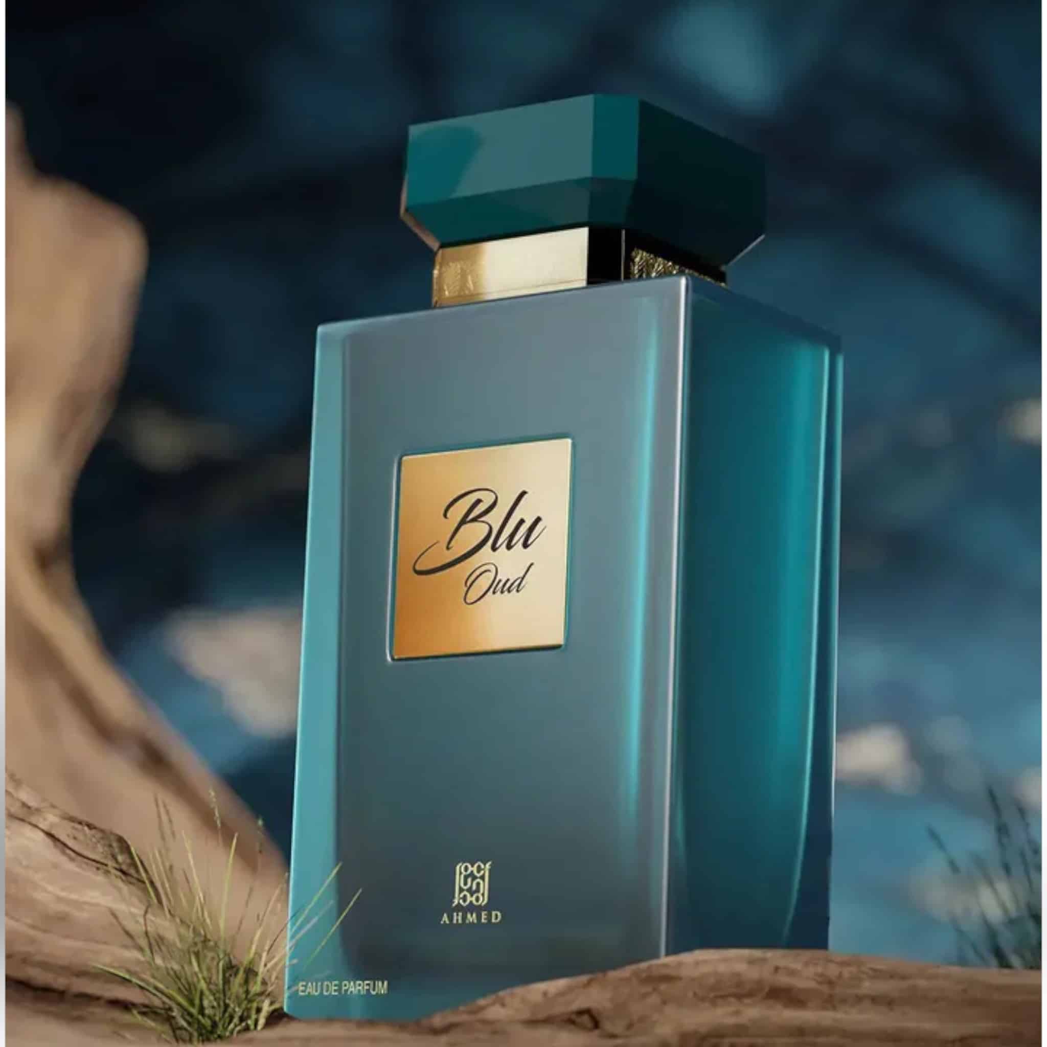 Blue Oud 100ml Extrait de Parfum by Ahmed Al Maghribi fragrance bottle