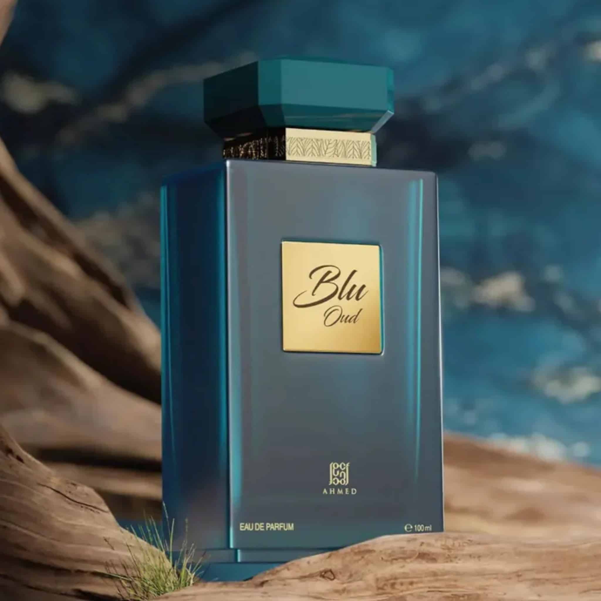 Blue Oud 100ml Extrait de Parfum by Ahmed Al Maghribi fragrance bottle