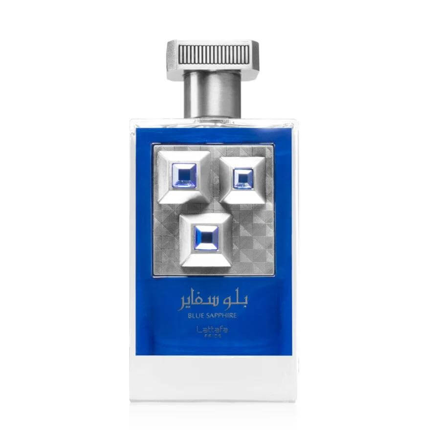 Blue Sapphire 100ml Eau de Parfum by Lattafa Pride fragrance bottle