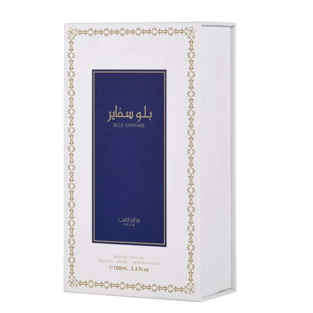 Blue Sapphire 100ml Eau de Parfum by Lattafa Pride fragrance bottle